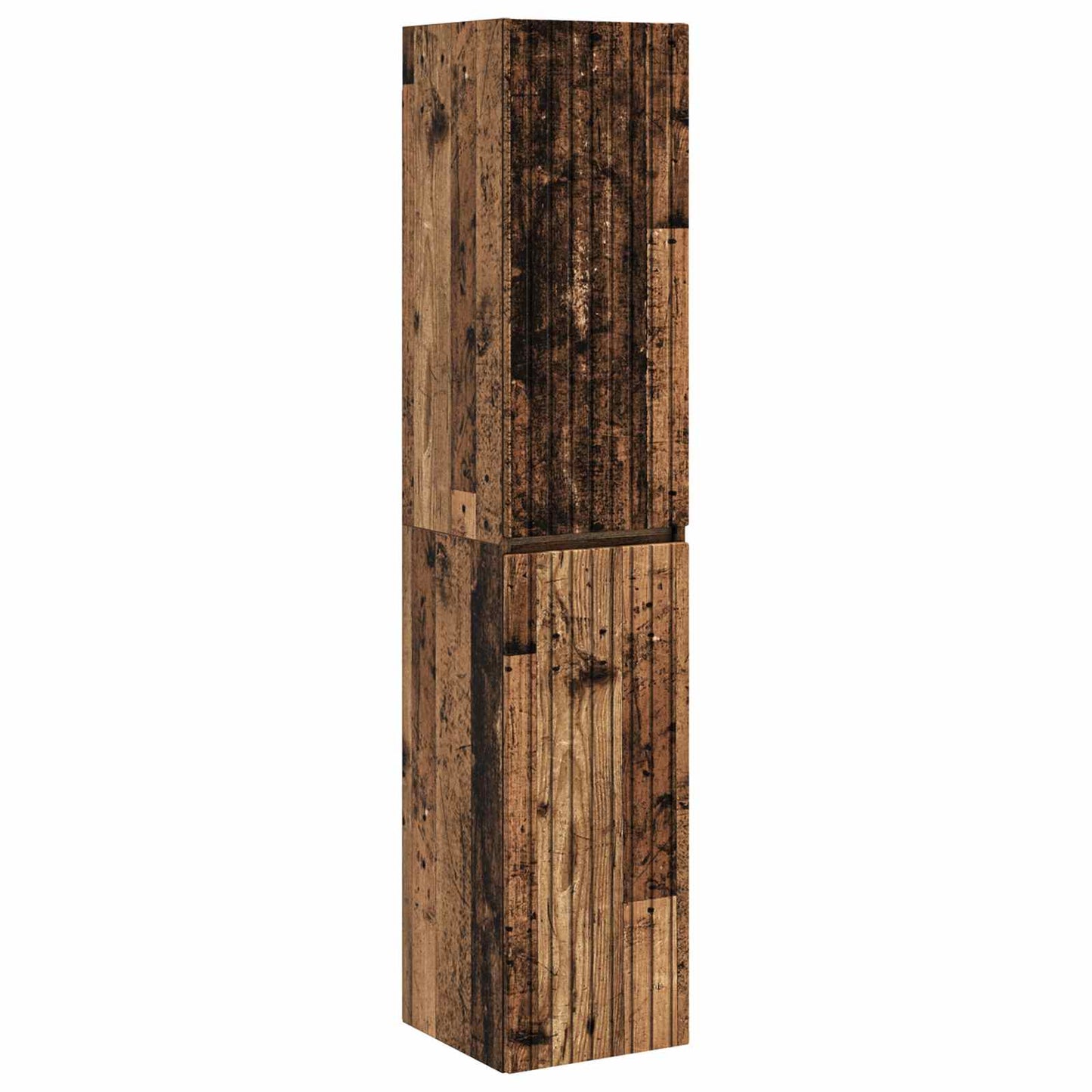Bathroom Furniture Set 3 pcs Old Wood 33 x 34.5 x 160 cm