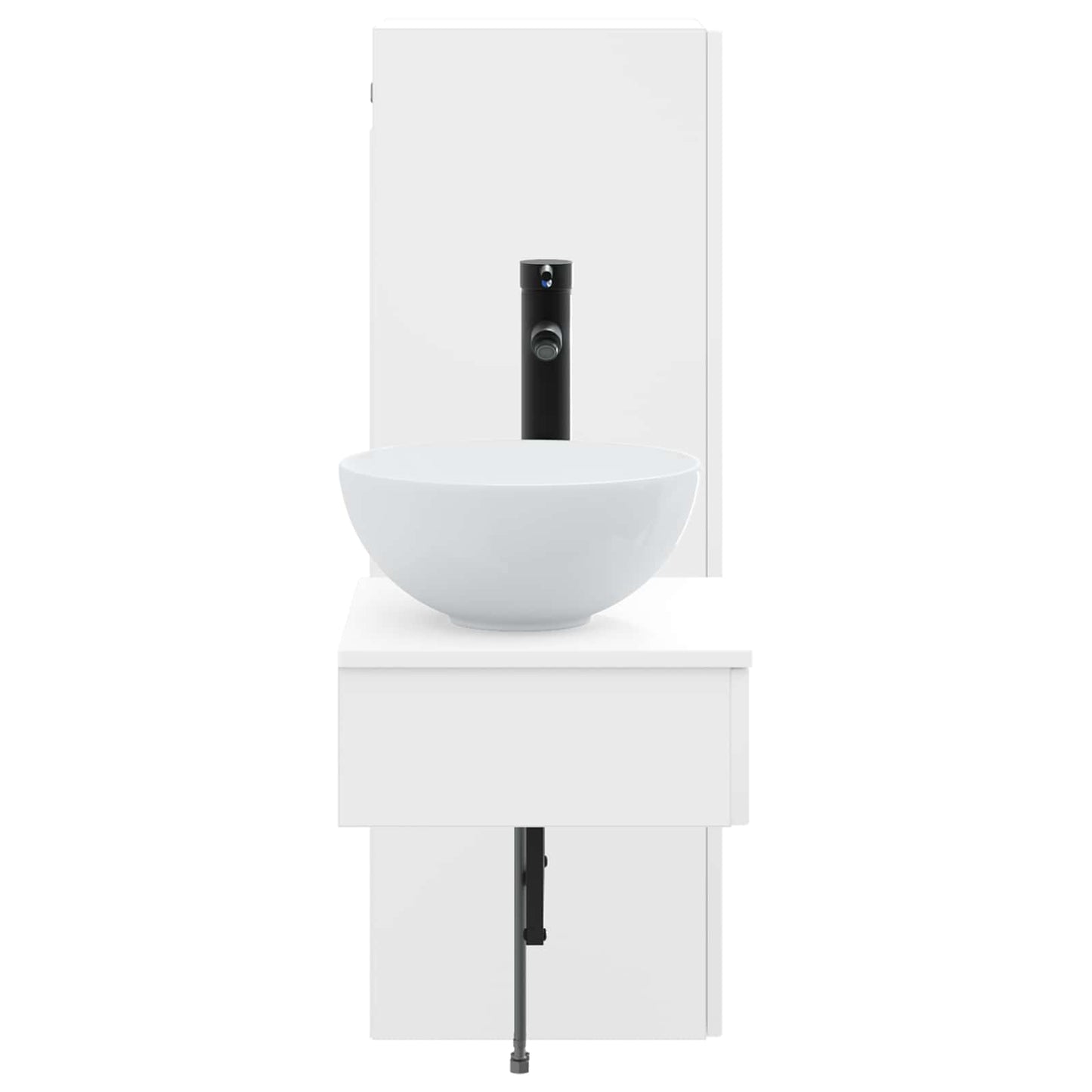 Bathroom Furniture Set 2 pcs White 33 x 34.5 x 100 cm