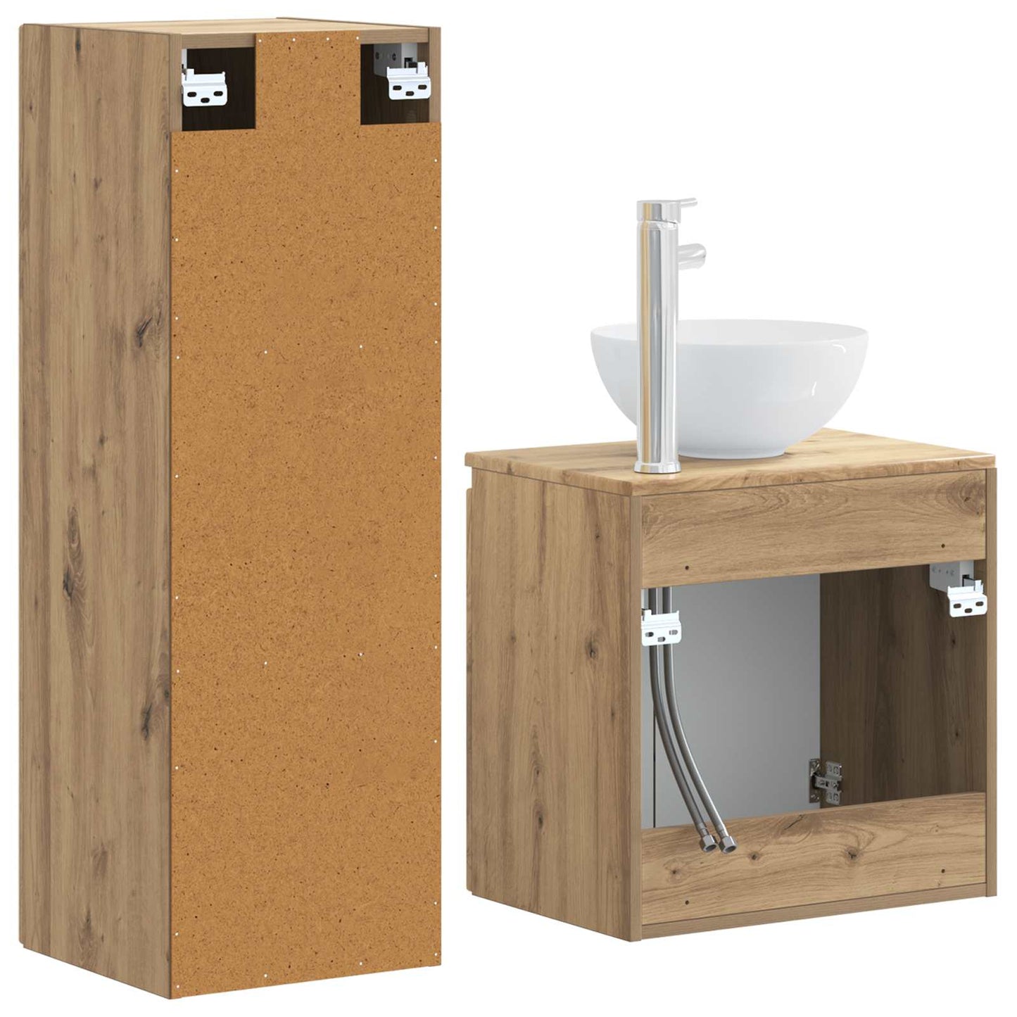 Bathroom Furniture Set 2 pcs Artisan Oak 33 x 34.5 x 100 cm