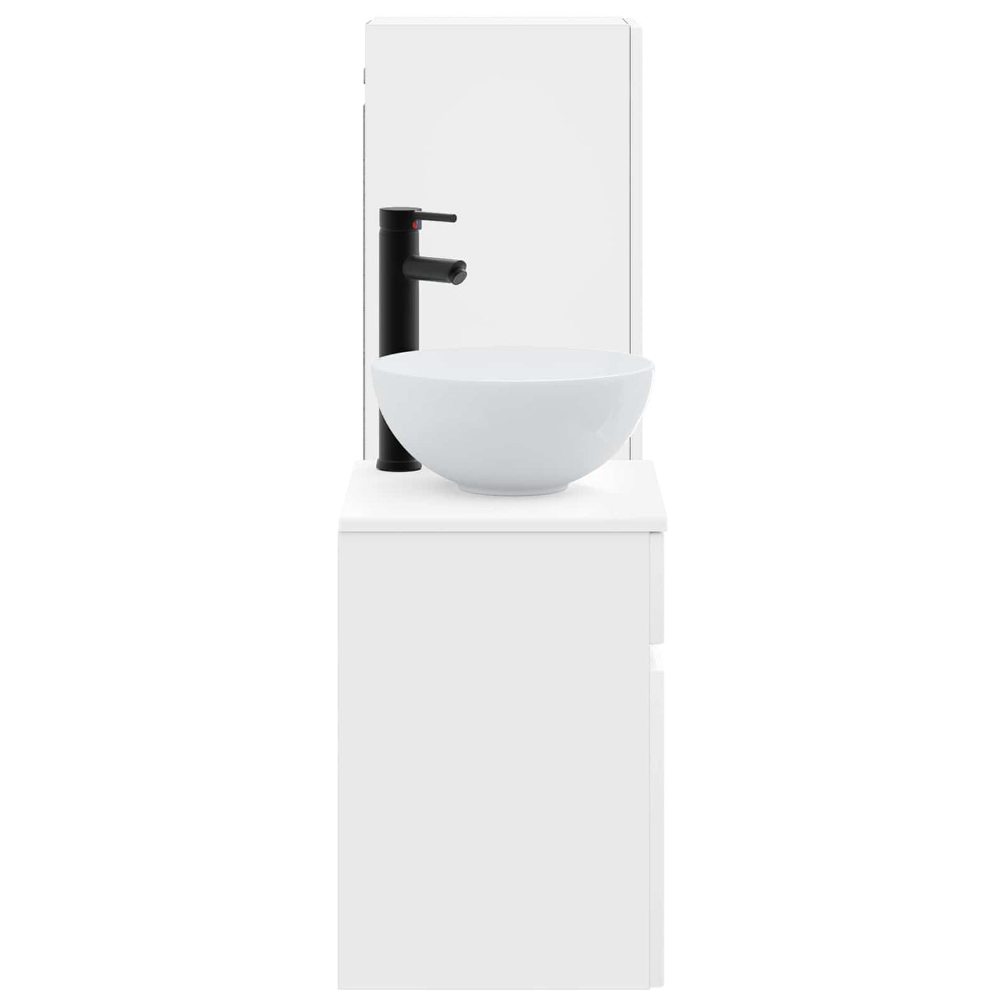Bathroom Furniture Set 2 pcs High Gloss White