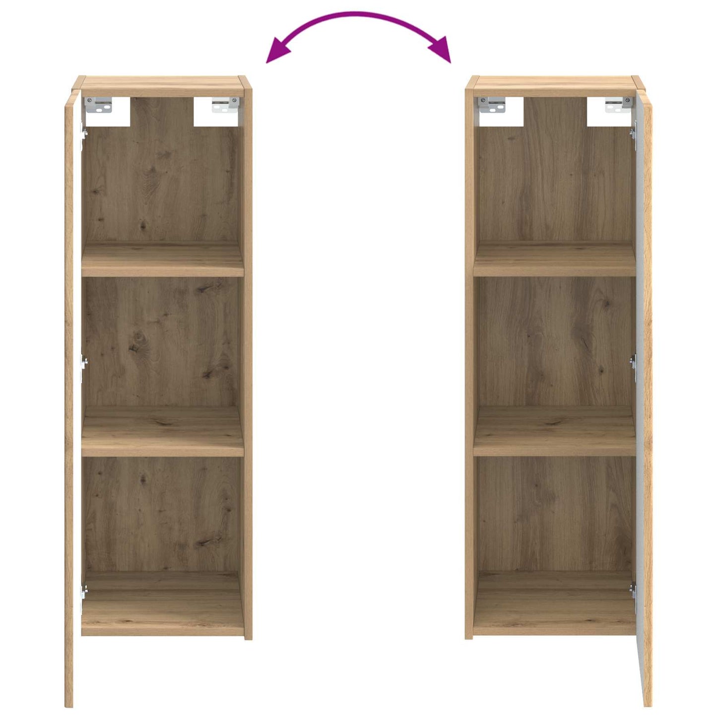 Bathroom Furniture Set 2 pcs Artisan Oak 33 x 34.5 x 100 cm