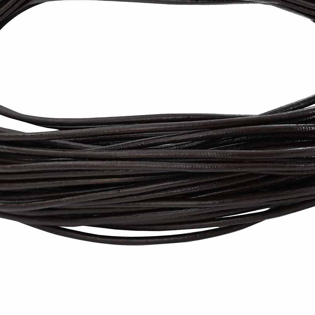 Leather Cord Dark Brown Ø1.5 mm x 50 m Leather