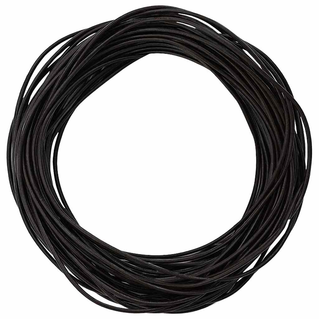 Leather Cord Dark Brown Ø1.5 mm x 50 m Leather