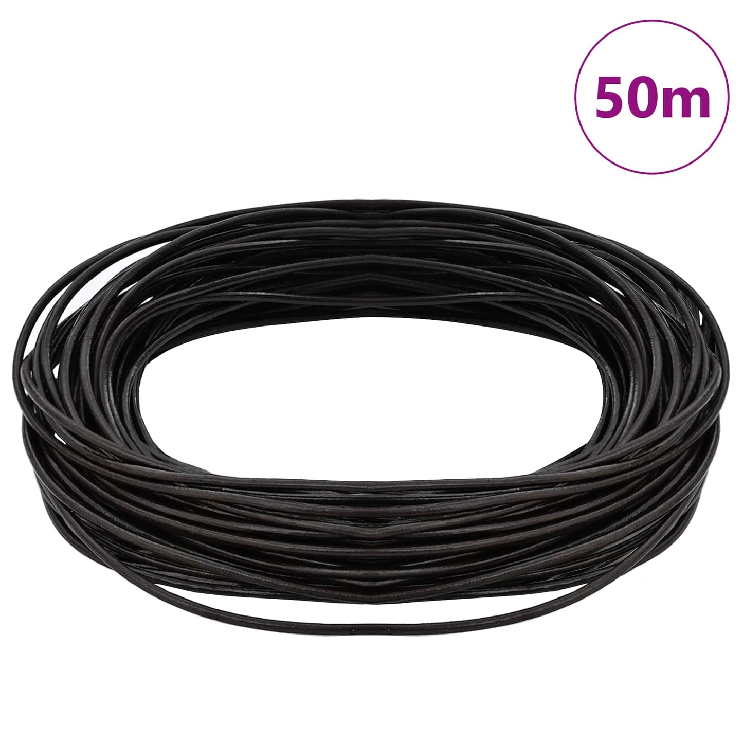 Leather Cord Dark Brown Ø1.5 mm x 50 m Leather