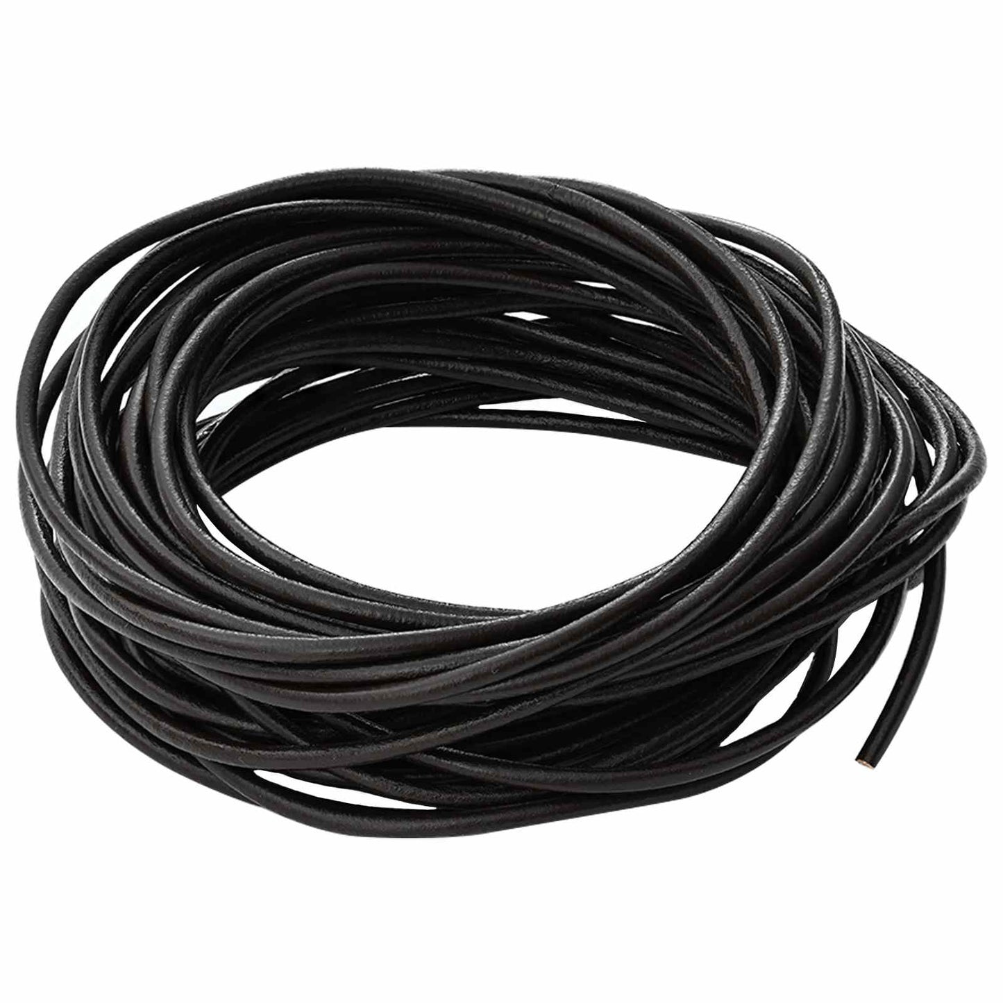 Leather Cord Dark Brown Ø3 mm x 50 m Leather