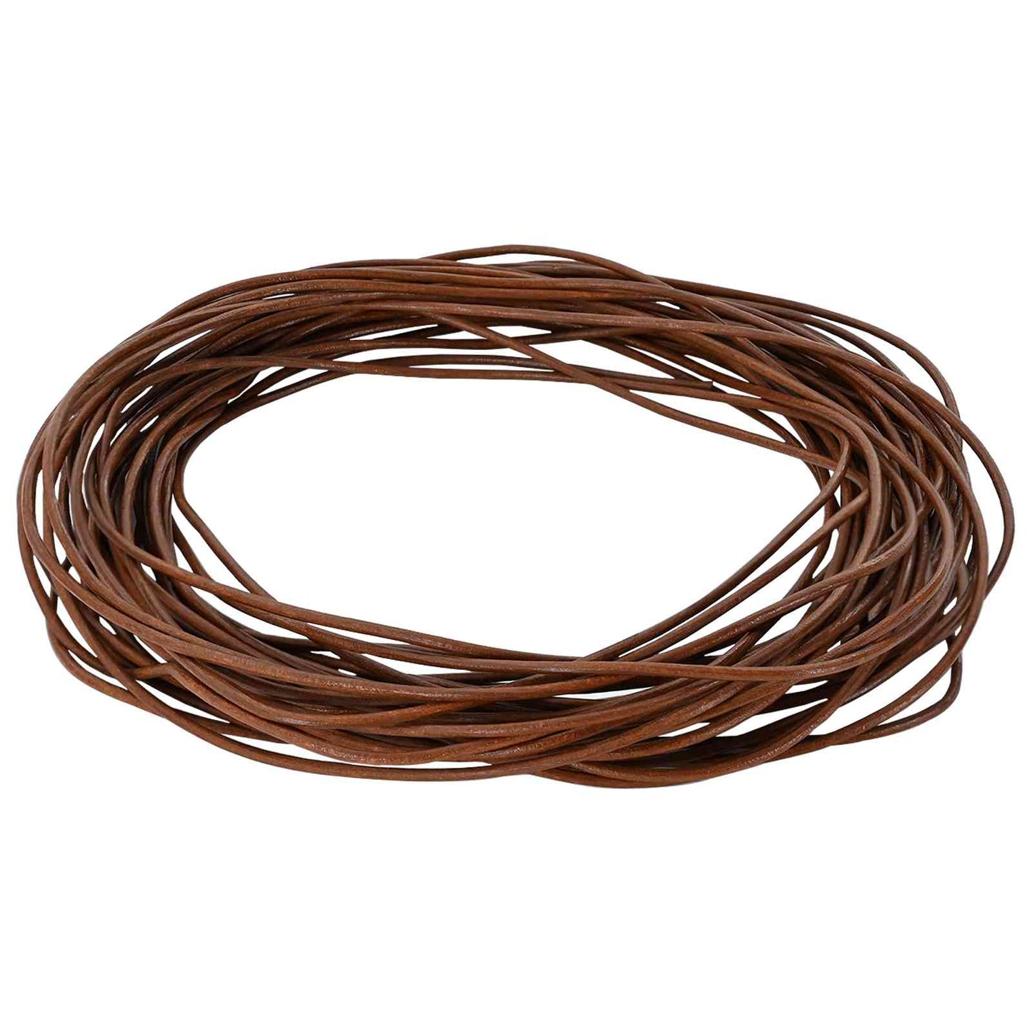 Leather Cord Light Brown Ø1 mm x 50 m Leather