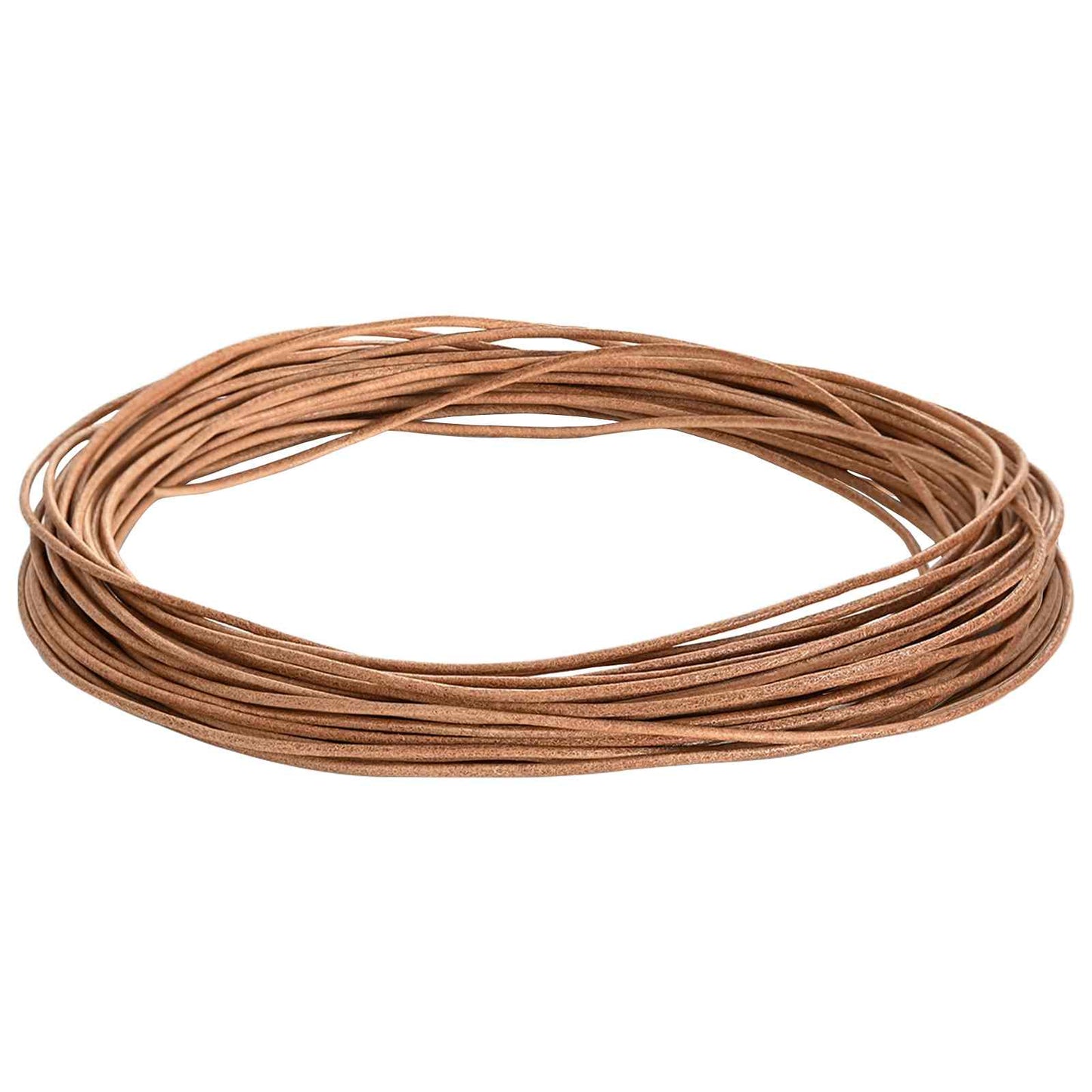 Leather Cord Brown Ø1 mm x 50 m Leather