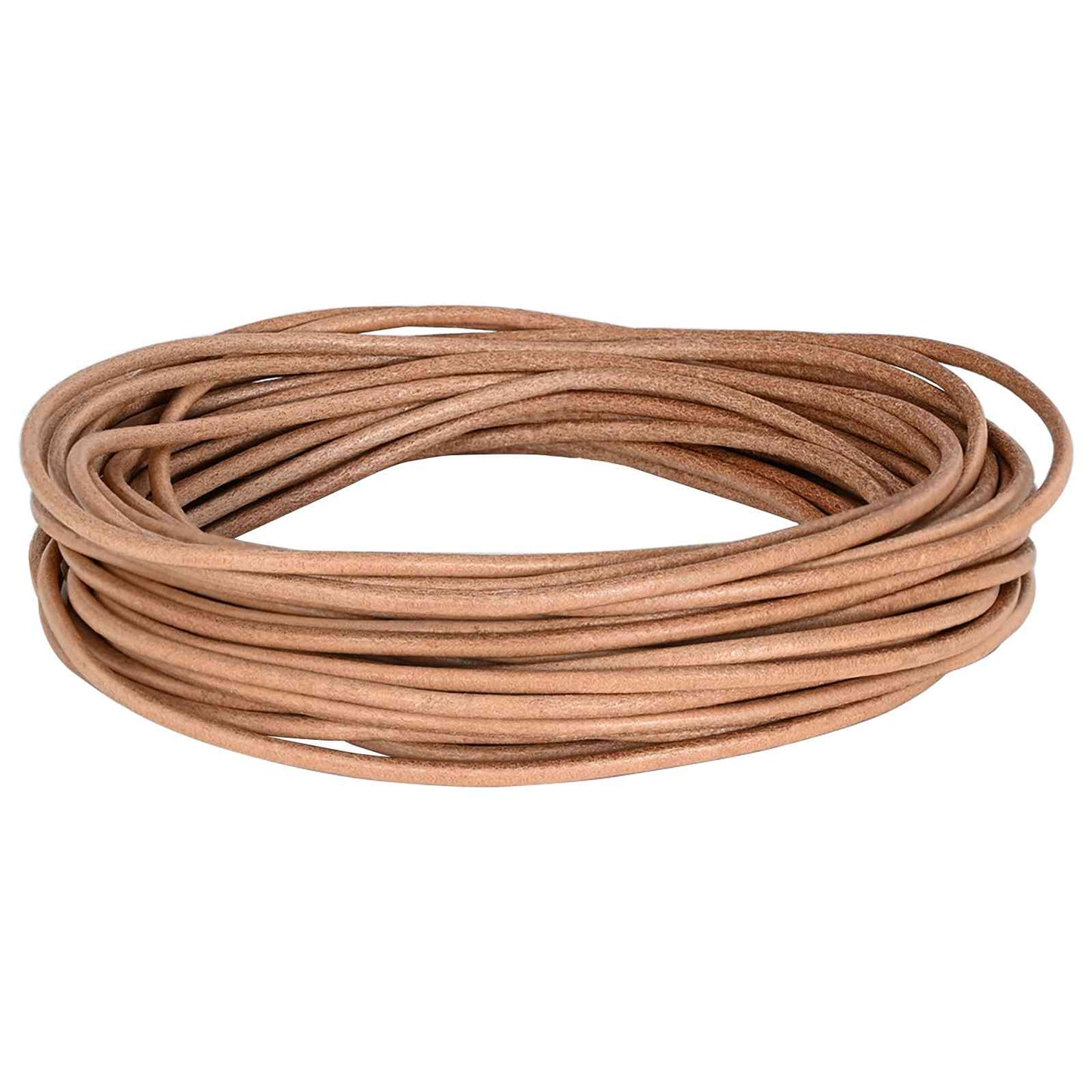 Leather Cord Brown Ø2.5 mm x 50 m Leather