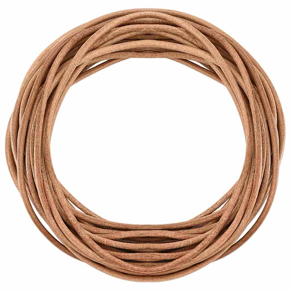 Leather Cord Brown Ø3 mm x 50 m Leather