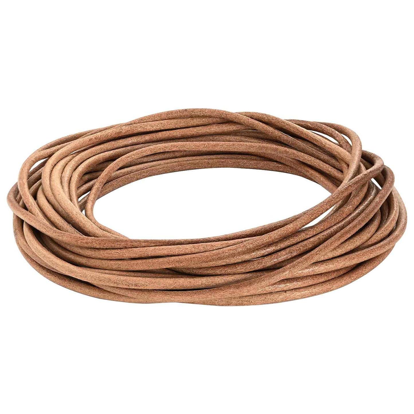 Leather Cord Brown Ø4 mm x 50 m Leather