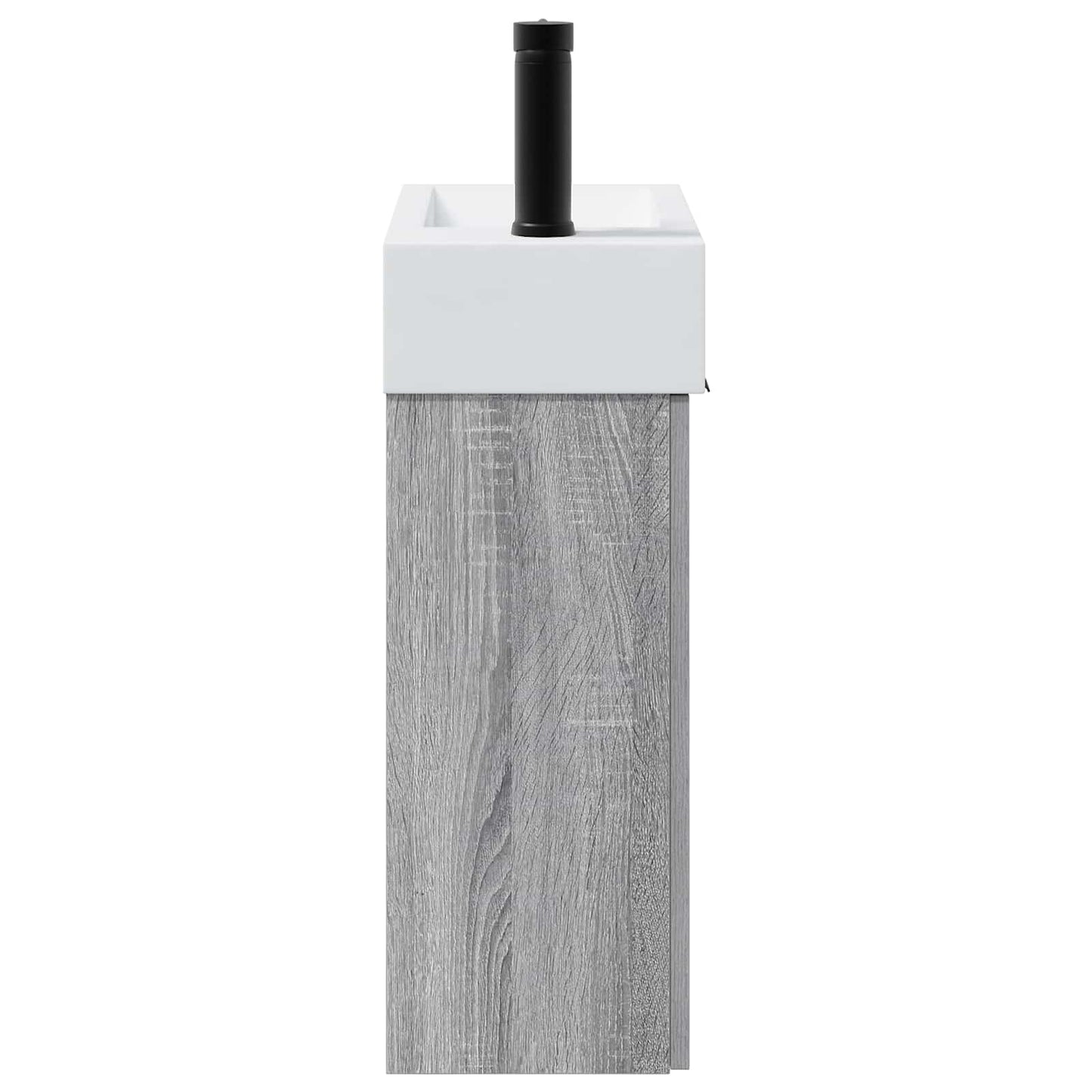 Bathroom Vanity Unit with Tap Grey Sonoma 45.5 x 22.5 x 84 cm