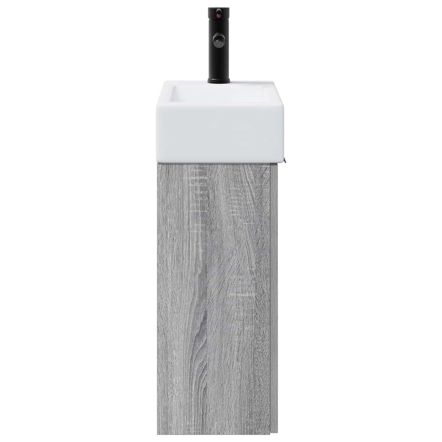 Bathroom Vanity Unit with Tap Grey Sonoma 45.5 x 22.5 x 84 cm