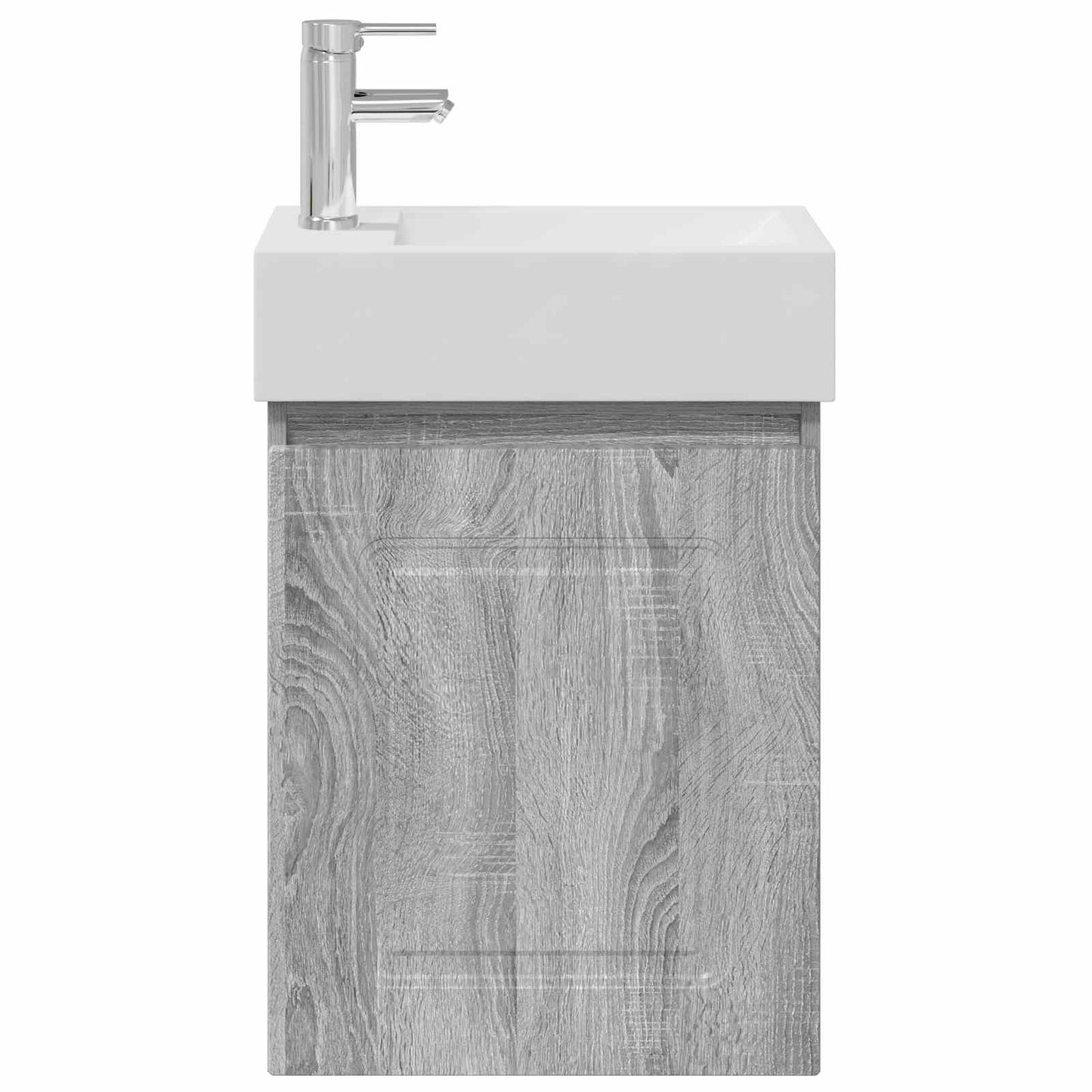 Bathroom Vanity Unit with Tap Grey Sonoma 45.5 x 22.5 x 84 cm