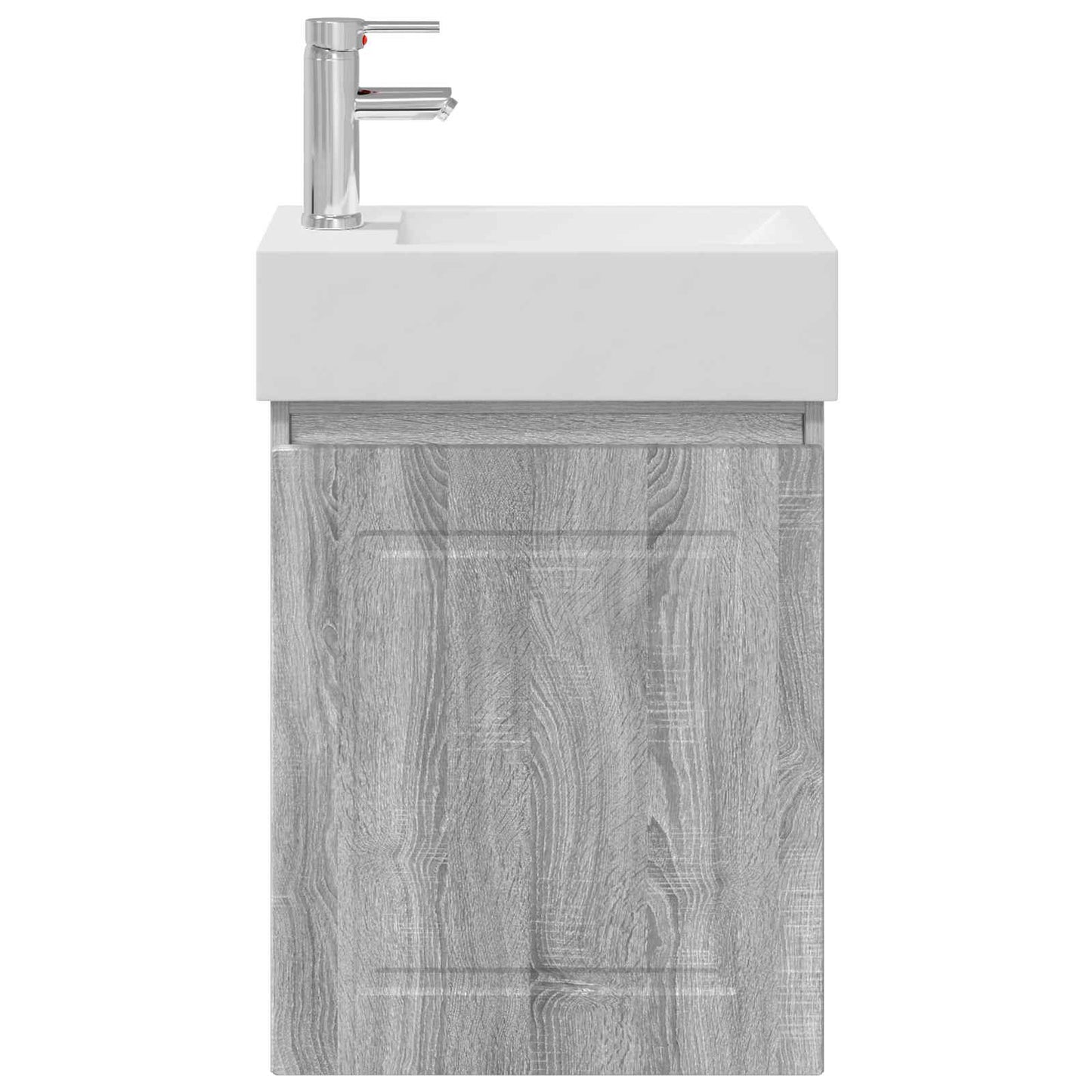 Bathroom Vanity Unit with Tap Grey Sonoma 45.5 x 22.5 x 84 cm