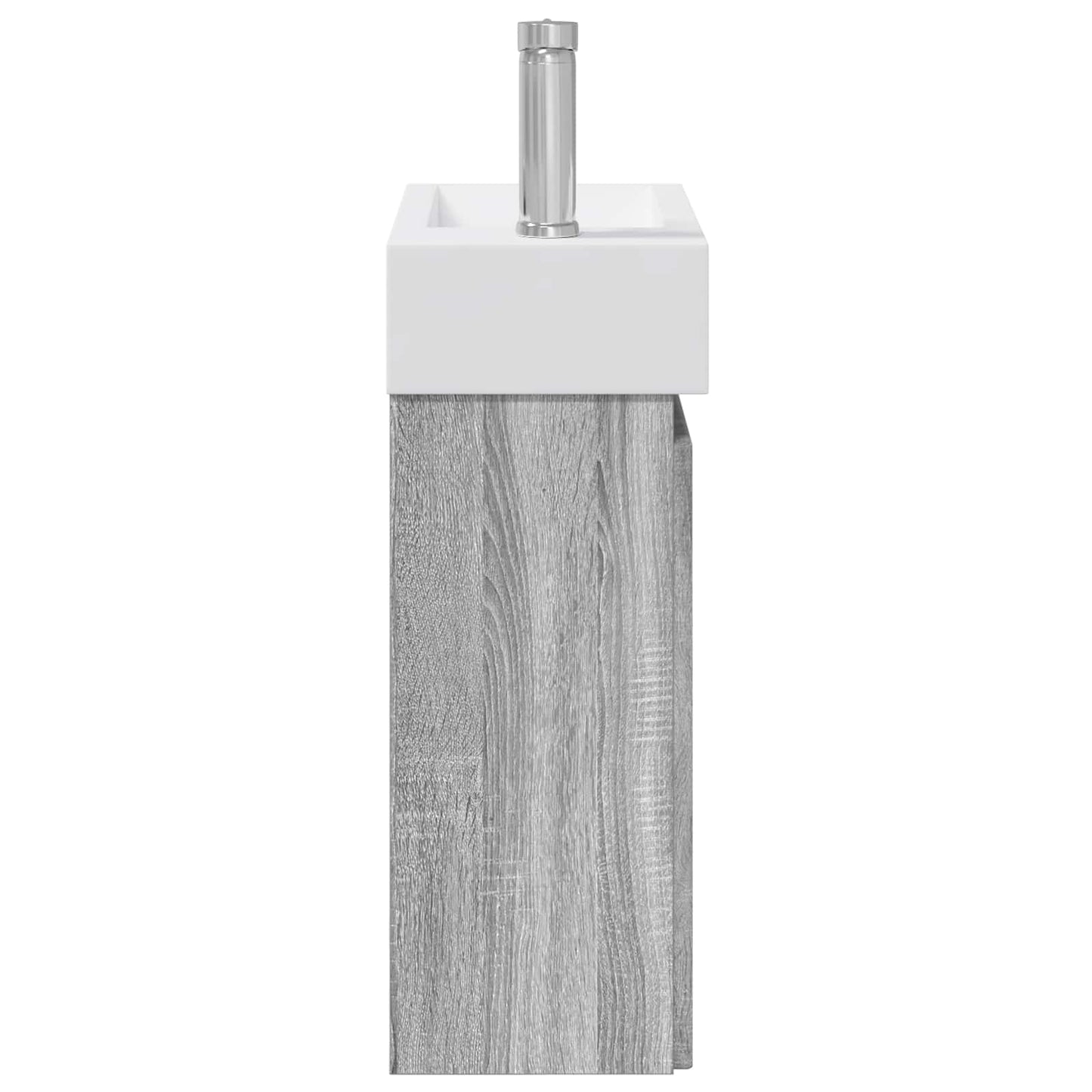Bathroom Vanity Unit with Tap Grey Sonoma 45.5 x 22.5 x 84 cm