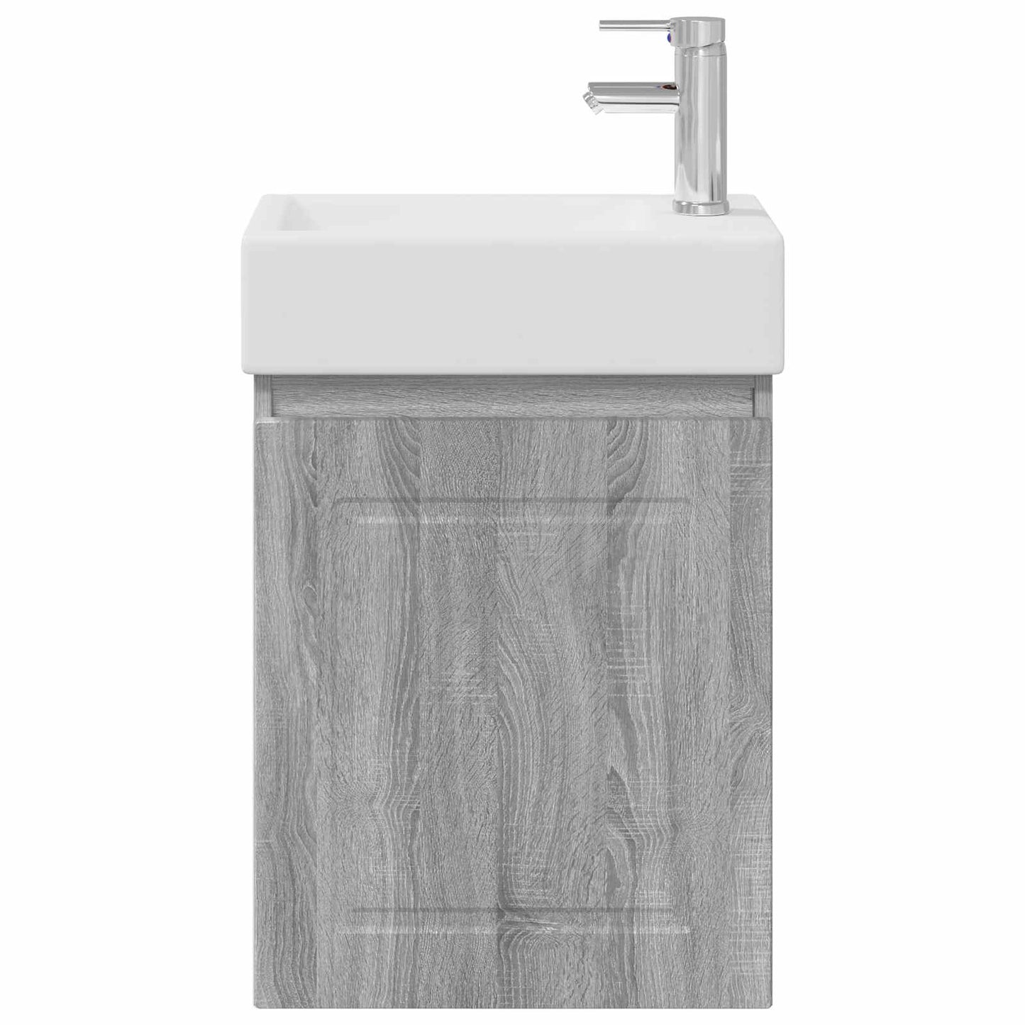 Bathroom Vanity Unit with Tap Grey Sonoma 45.5 x 22.5 x 84 cm