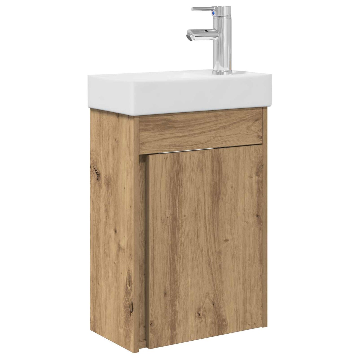Bathroom Vanity Unit with Tap Artisan Oak 40.5 x 22.5 x 62 cm
