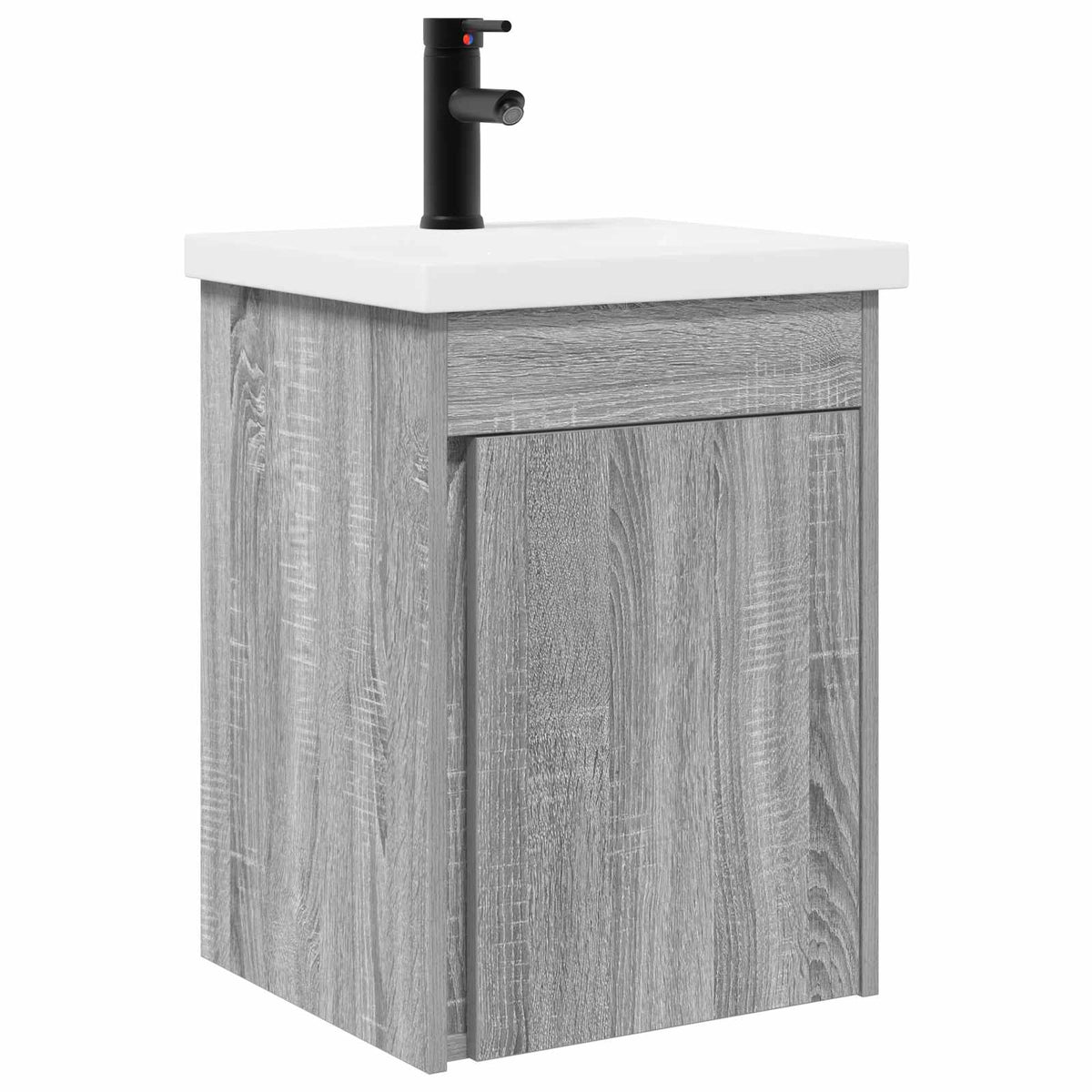 Bathroom Vanity Unit with Tap Grey Sonoma 42 x 40 x 74.5 cm