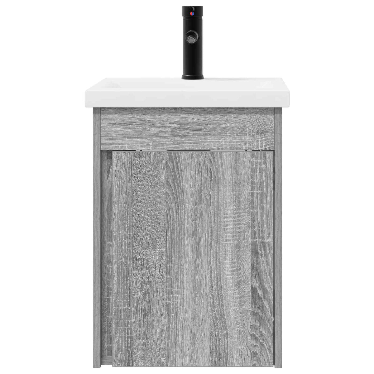 Bathroom Vanity Unit with Tap Grey Sonoma 42 x 40 x 74.5 cm