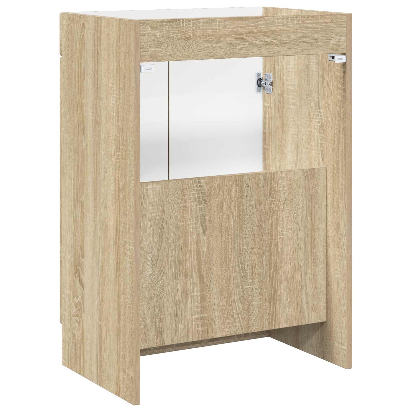 Bathroom under Sink Cabinet Sonoma Oak 56 x 37.5 x 81 cm