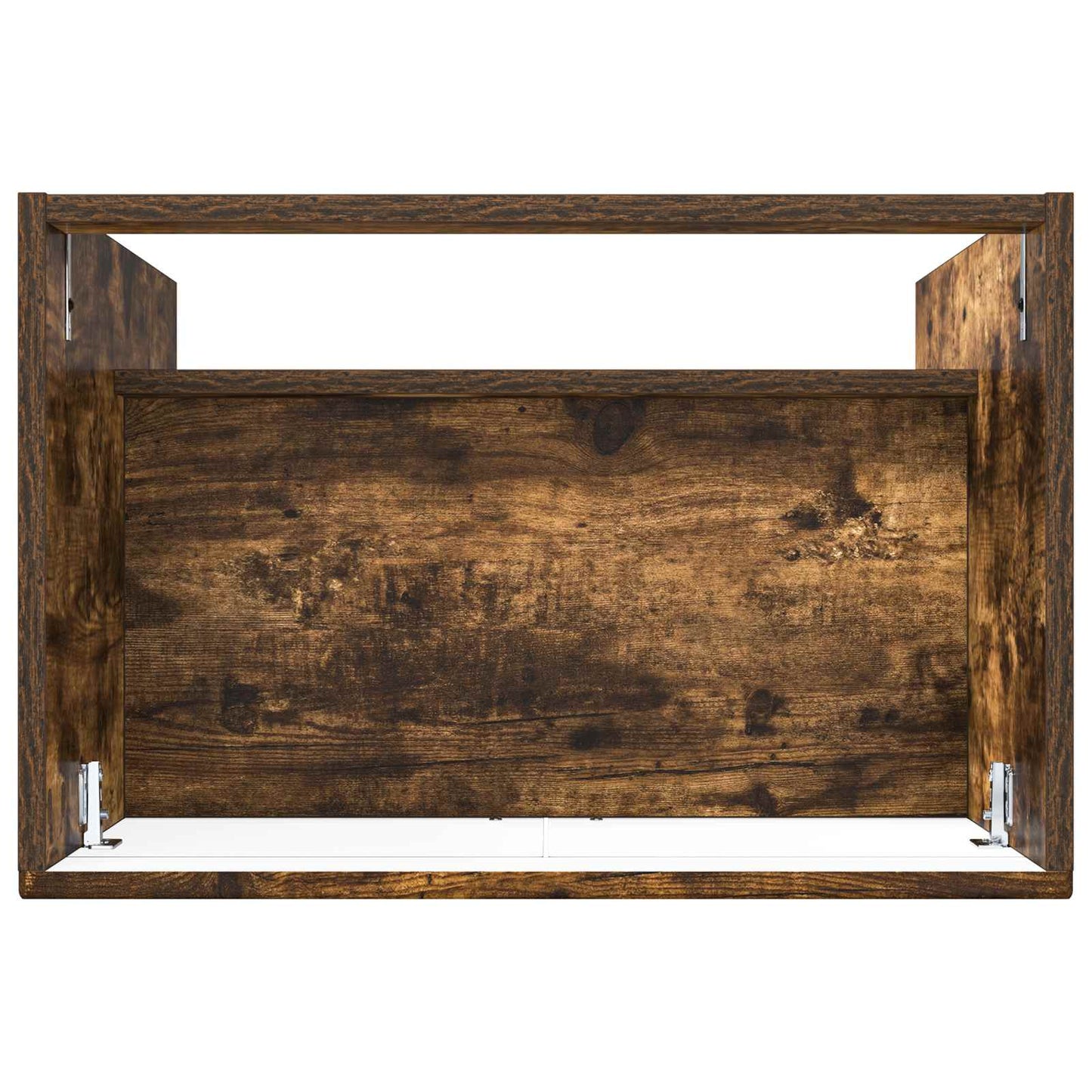 Bathroom under Sink Cabinet Smoked Oak 78.5 x 37.5 x 81 cm