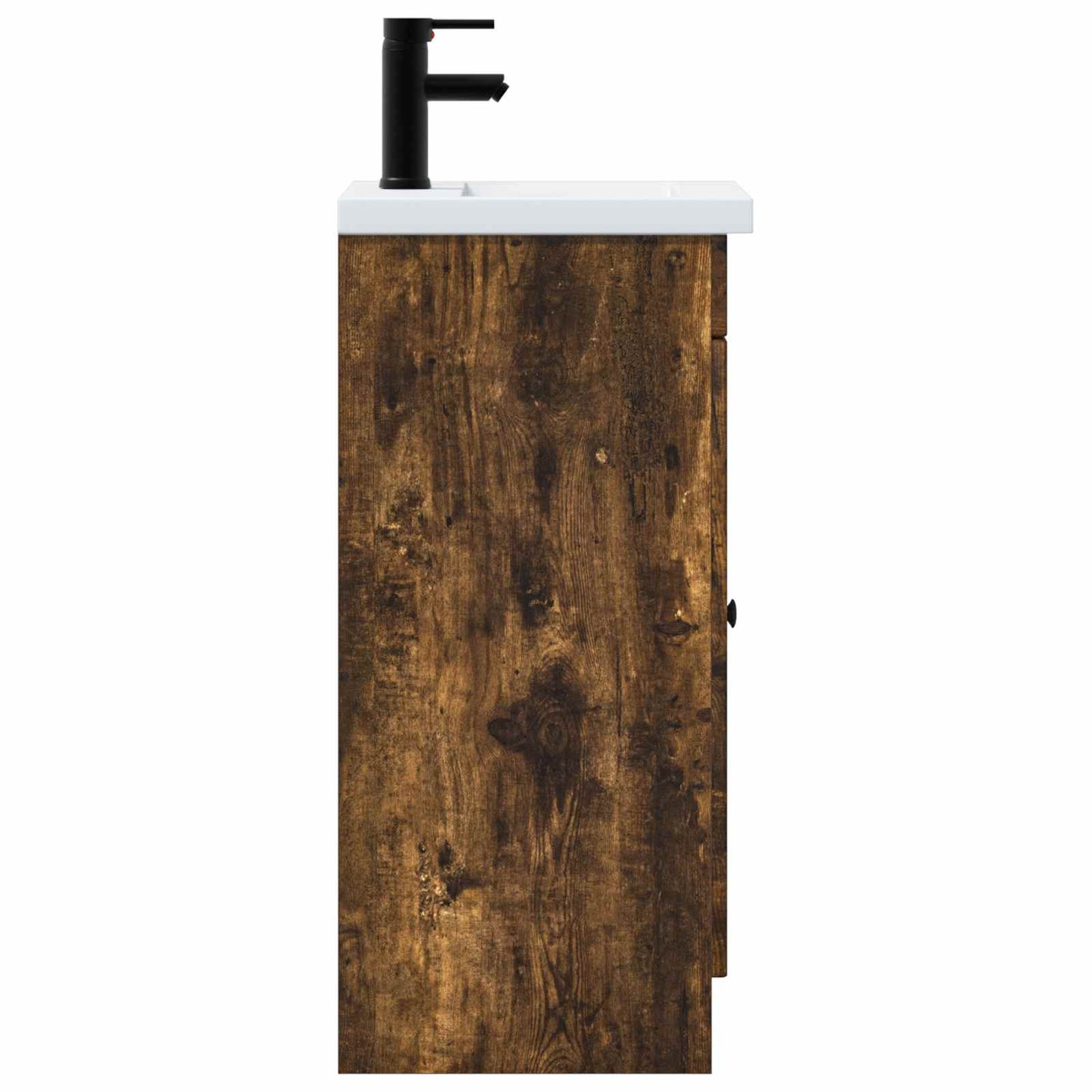 Bathroom Vanity with Sink Smoked Oak 42 x 40 x 84.5 cm
