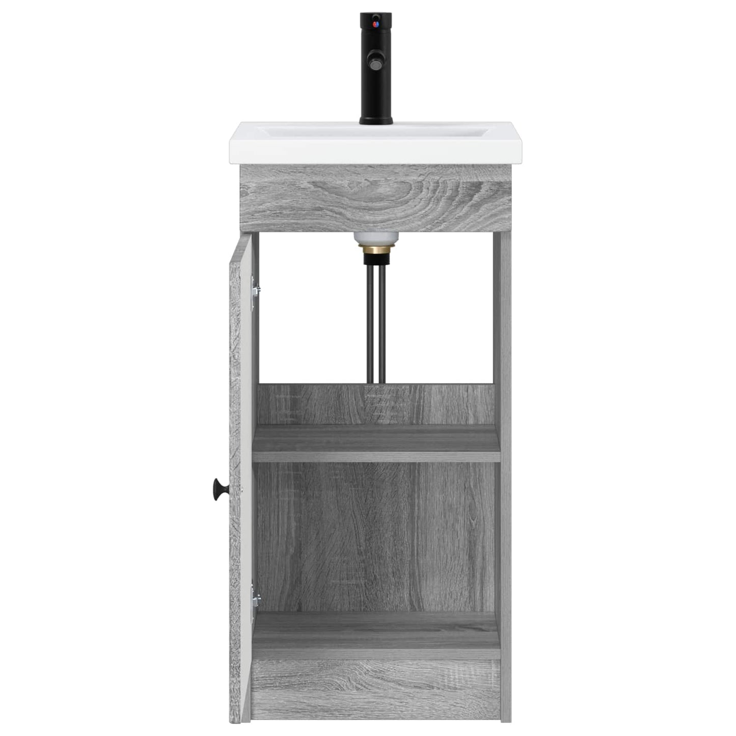 Bathroom Vanity with Sink Grey Sonoma 42 x 40 x 84.5 cm