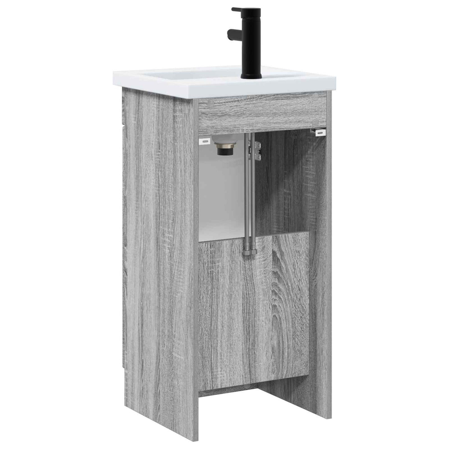 Bathroom Vanity with Sink Grey Sonoma 42 x 40 x 84.5 cm