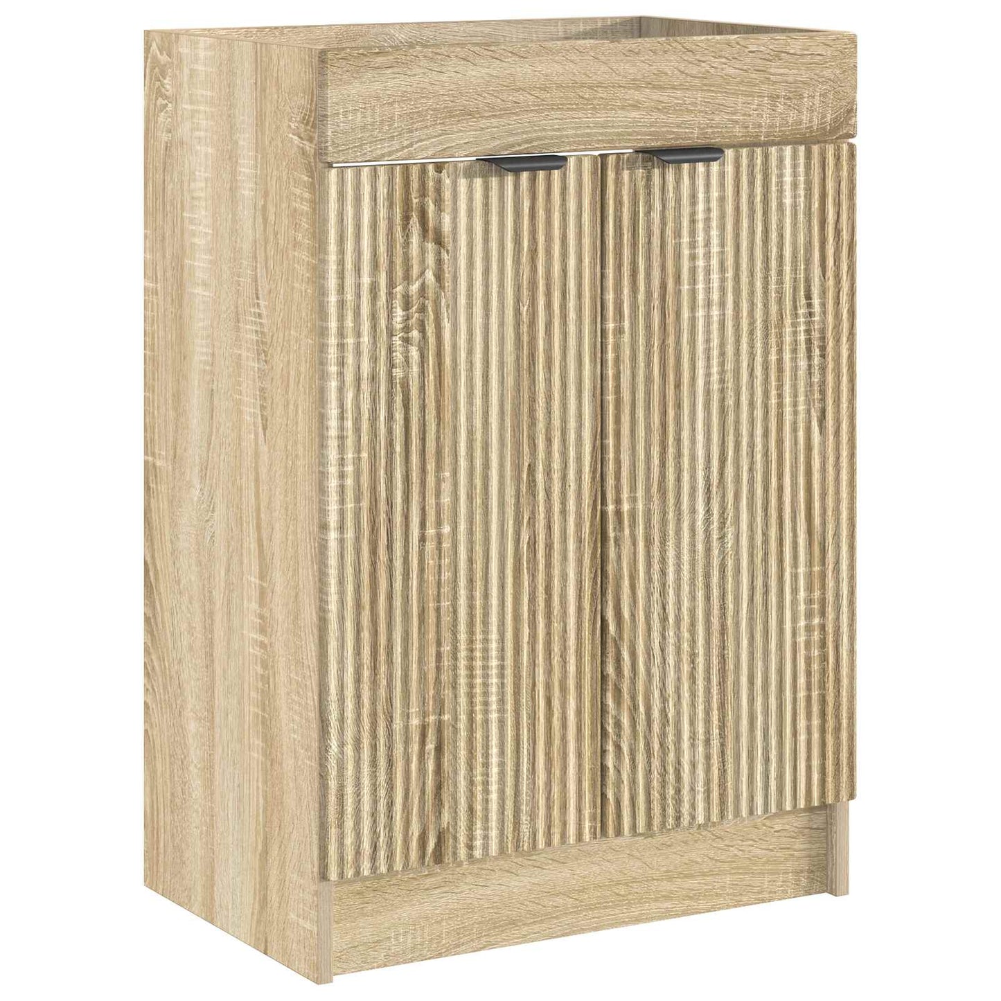 Bathroom under Sink Cabinet Sonoma Oak 56 x 37.5 x 81 cm