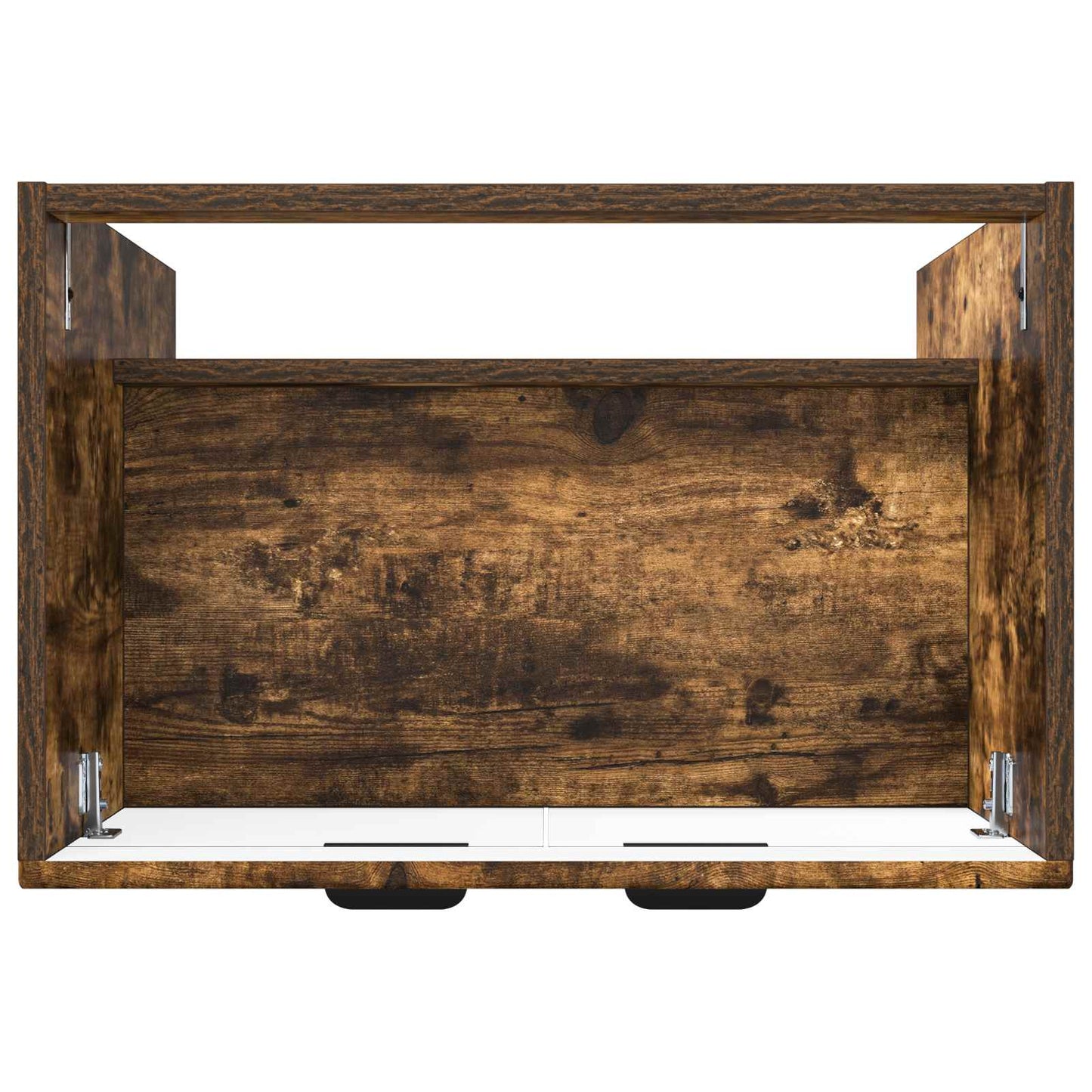 Bathroom under Sink Cabinet Smoked Oak 56 x 37.5 x 81 cm