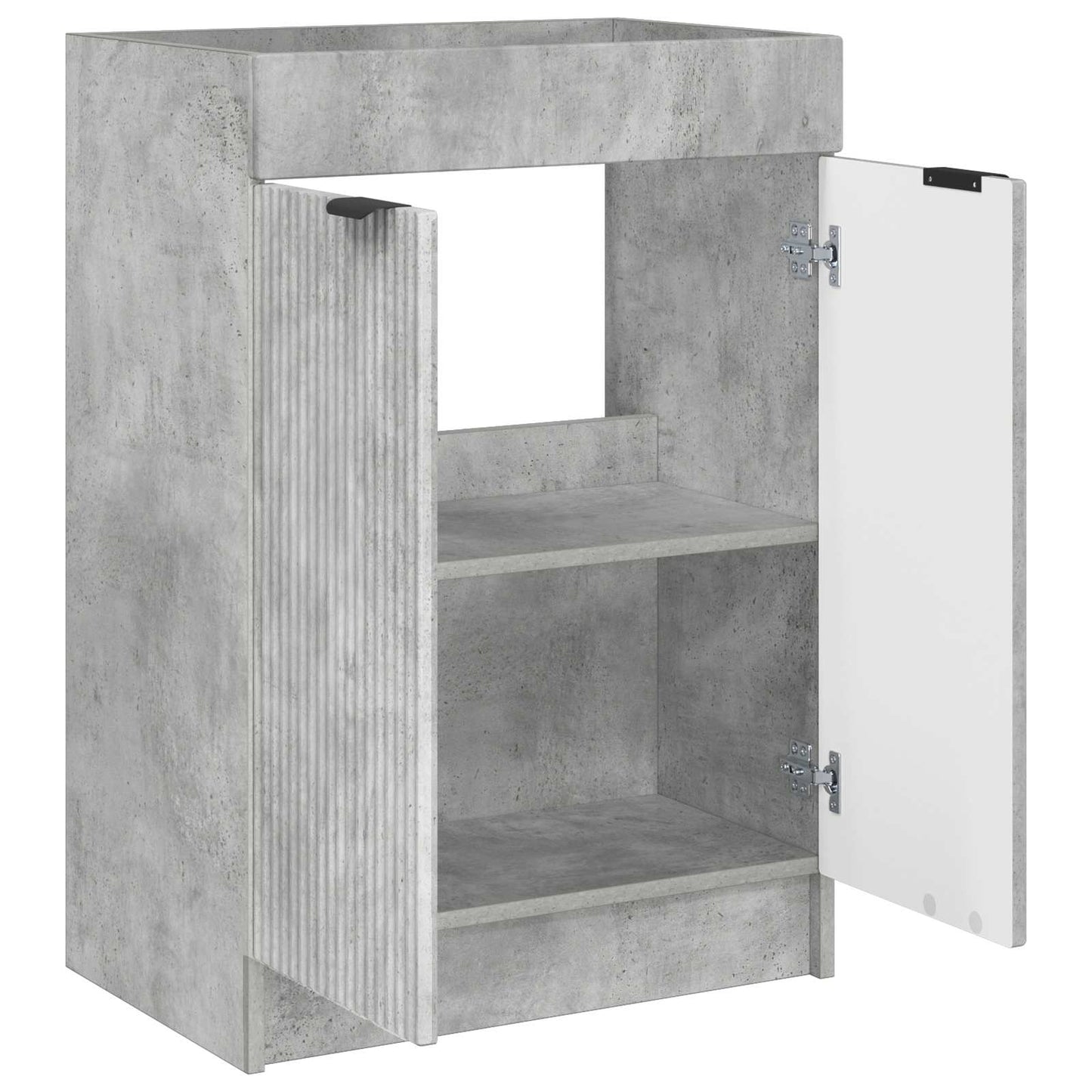 Bathroom under Sink Cabinet Concrete Grey 78.5 x 37.5 x 81 cm