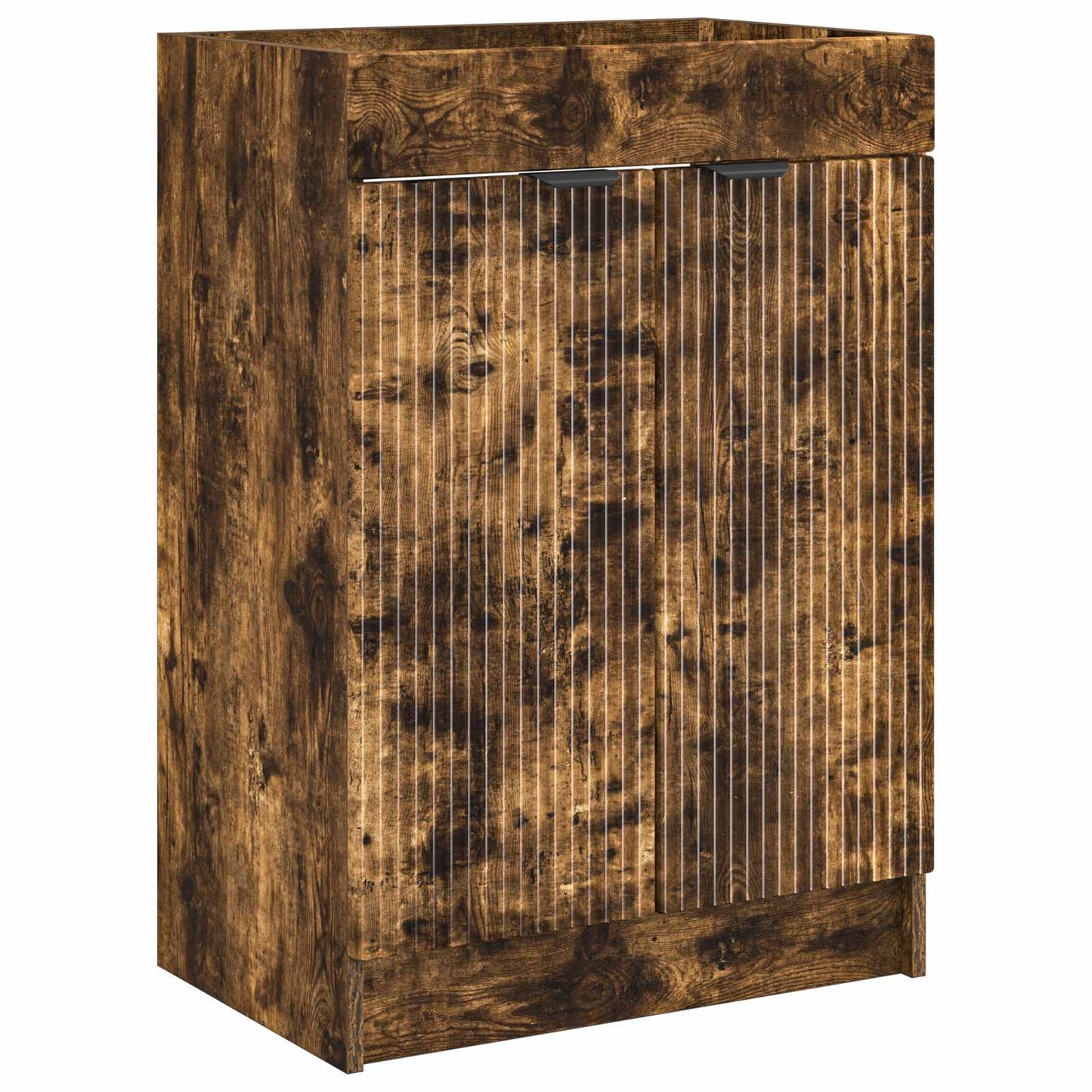 Bathroom under Sink Cabinet Smoked Oak 78.5 x 37.5 x 81 cm