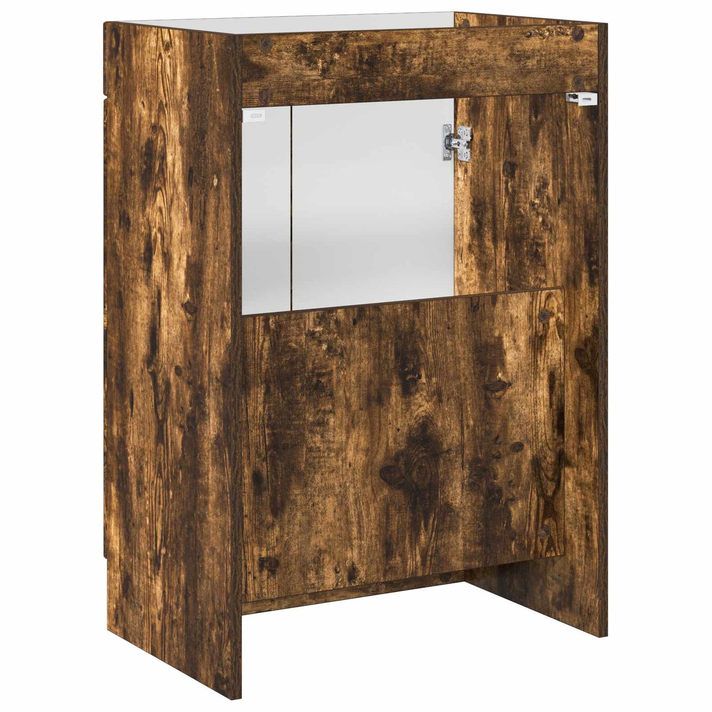 Bathroom under Sink Cabinet Smoked Oak 78.5 x 37.5 x 81 cm