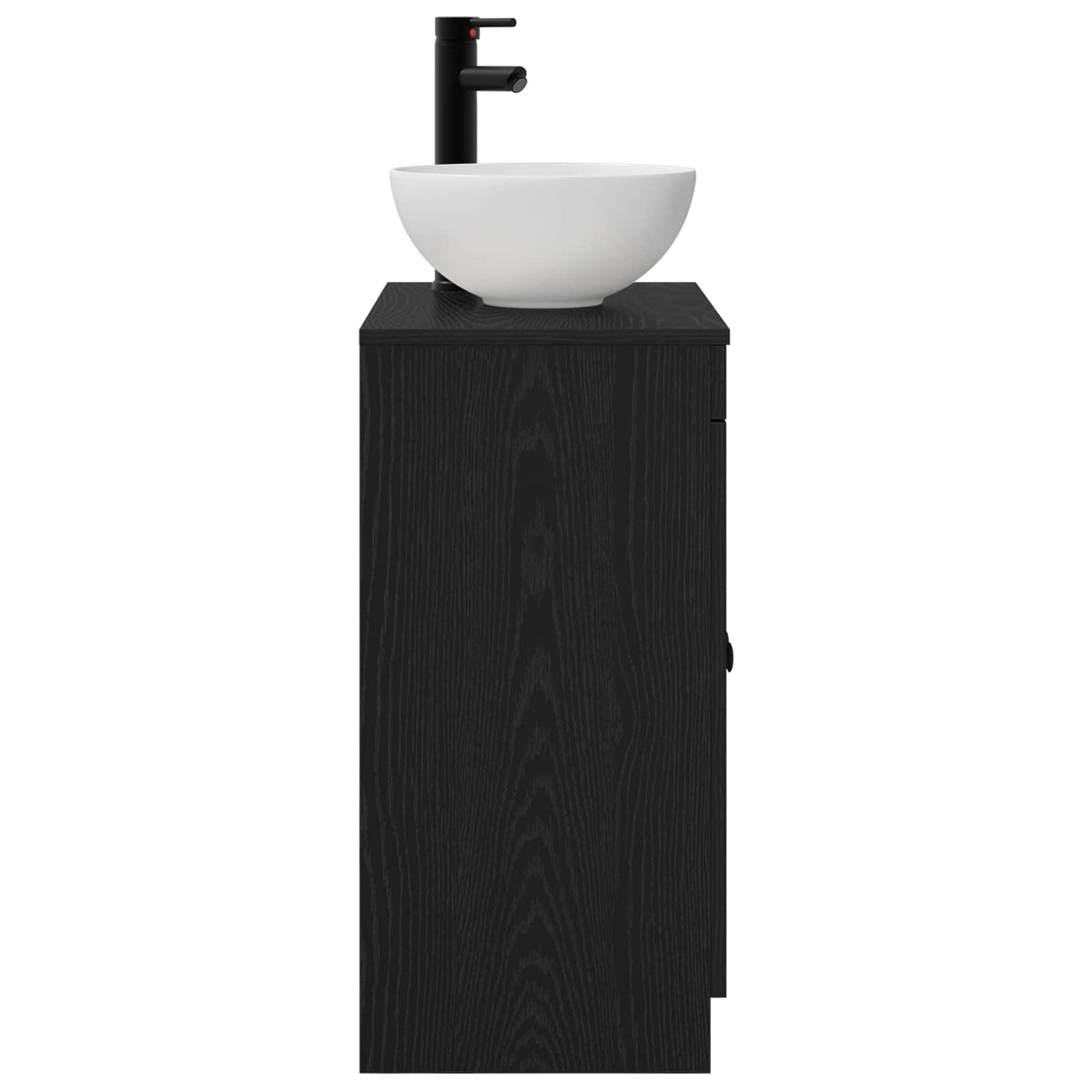 Bathroom Sink Cabinet Black 54 x 35 x 100 cm Engineered Wood