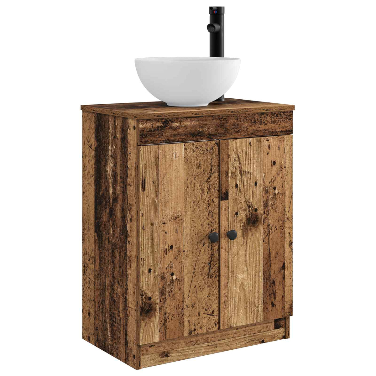 Bathroom Sink Cabinet Old Wood 54 x 35 x 100 cm Engineered Wood