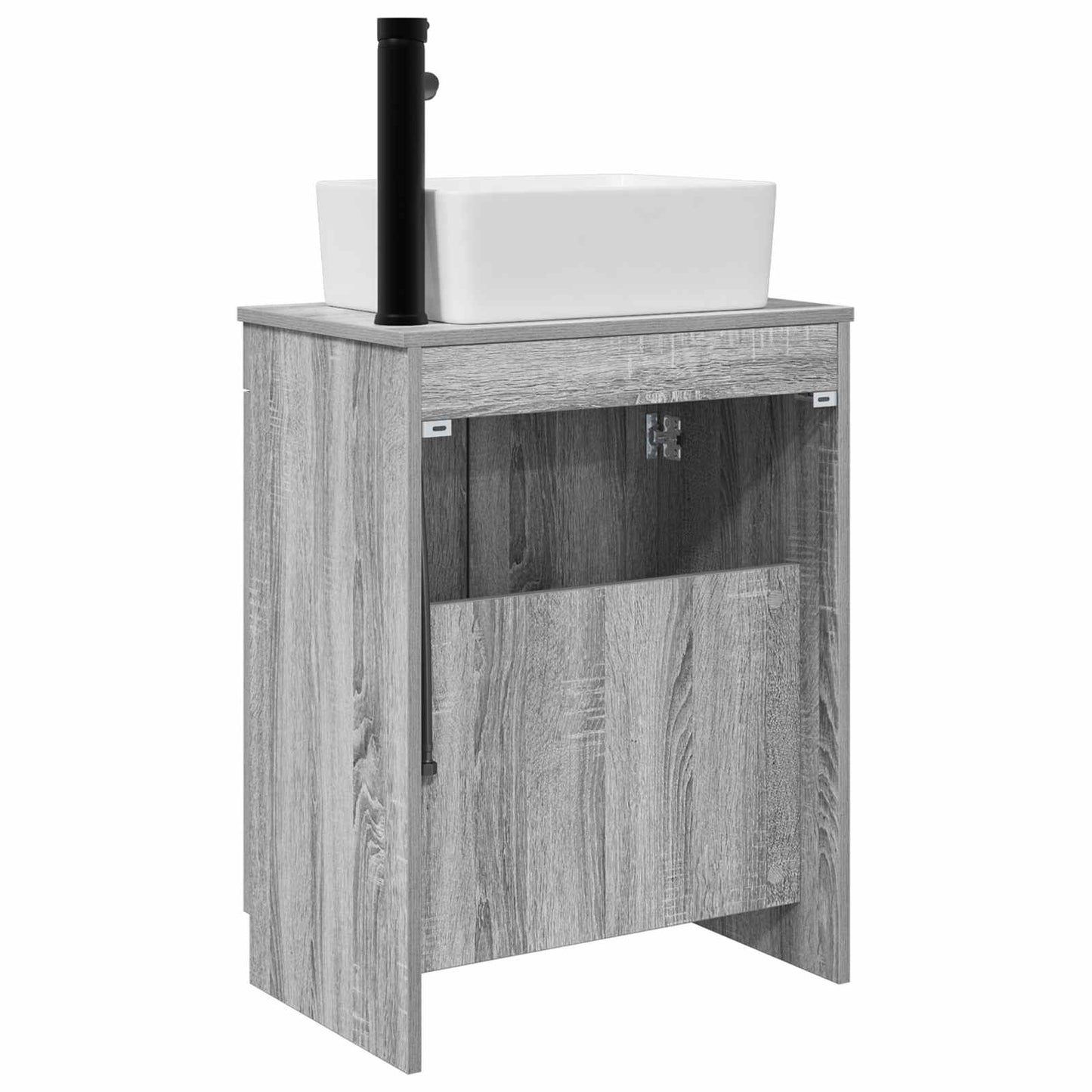 Bathroom Vanity with Sink Grey Sonoma 54 x 35 x 83 cm