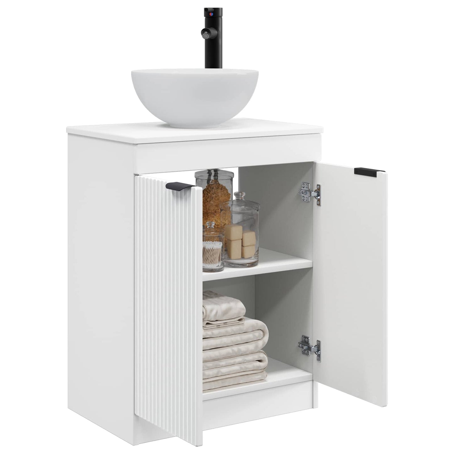 Bathroom Vanity with Sink White 54 x 35 x 83 cm Engineered Wood