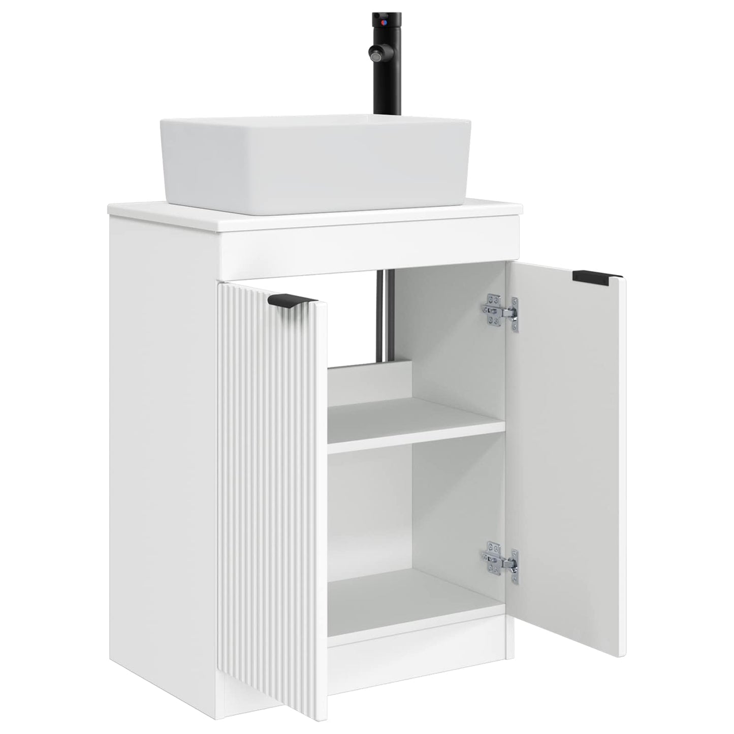 Bathroom Vanity with Sink White 54 x 35 x 83 cm Engineered Wood