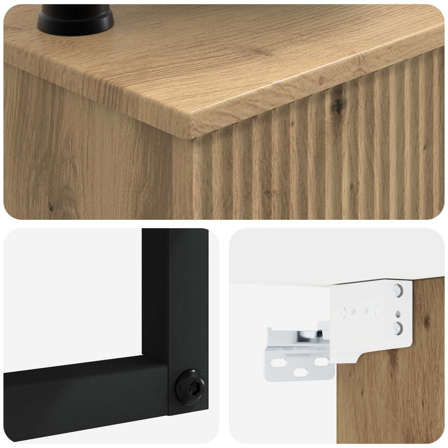 Wall-Mounted Wash Basin Artisan Oak 40 x 35 x 39 cm