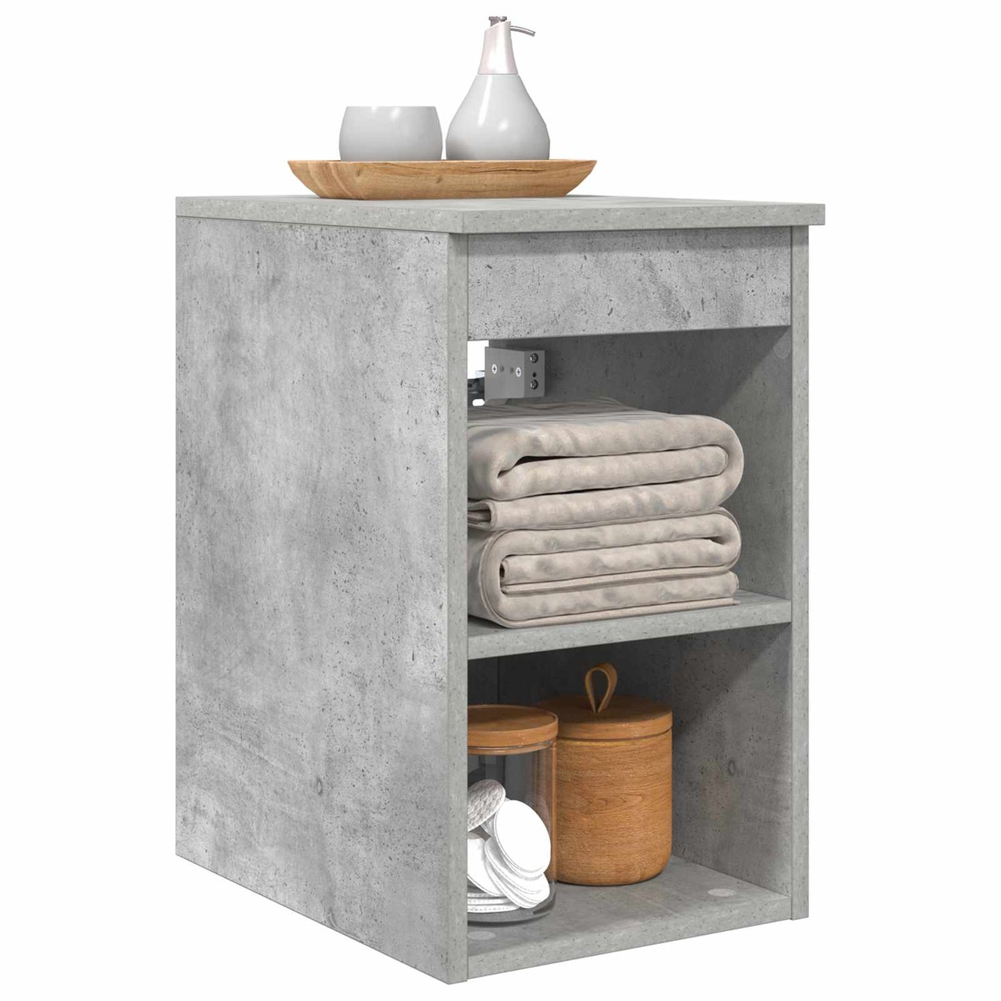 Bathroom Cabinet In-between Concrete Grey 30 x 35 x 50 cm