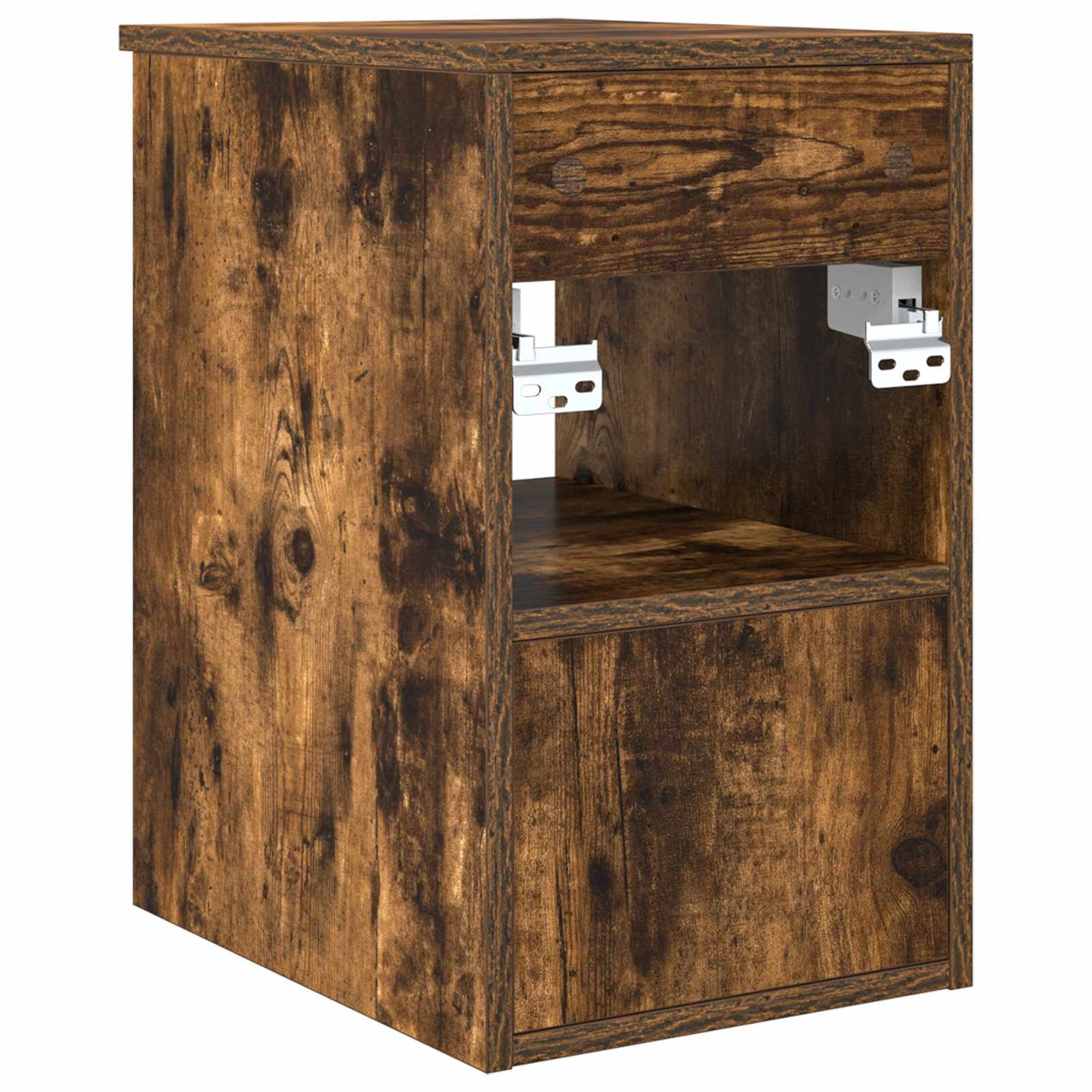 Bathroom Cabinet In-between Smoked Oak 30 x 35 x 50 cm