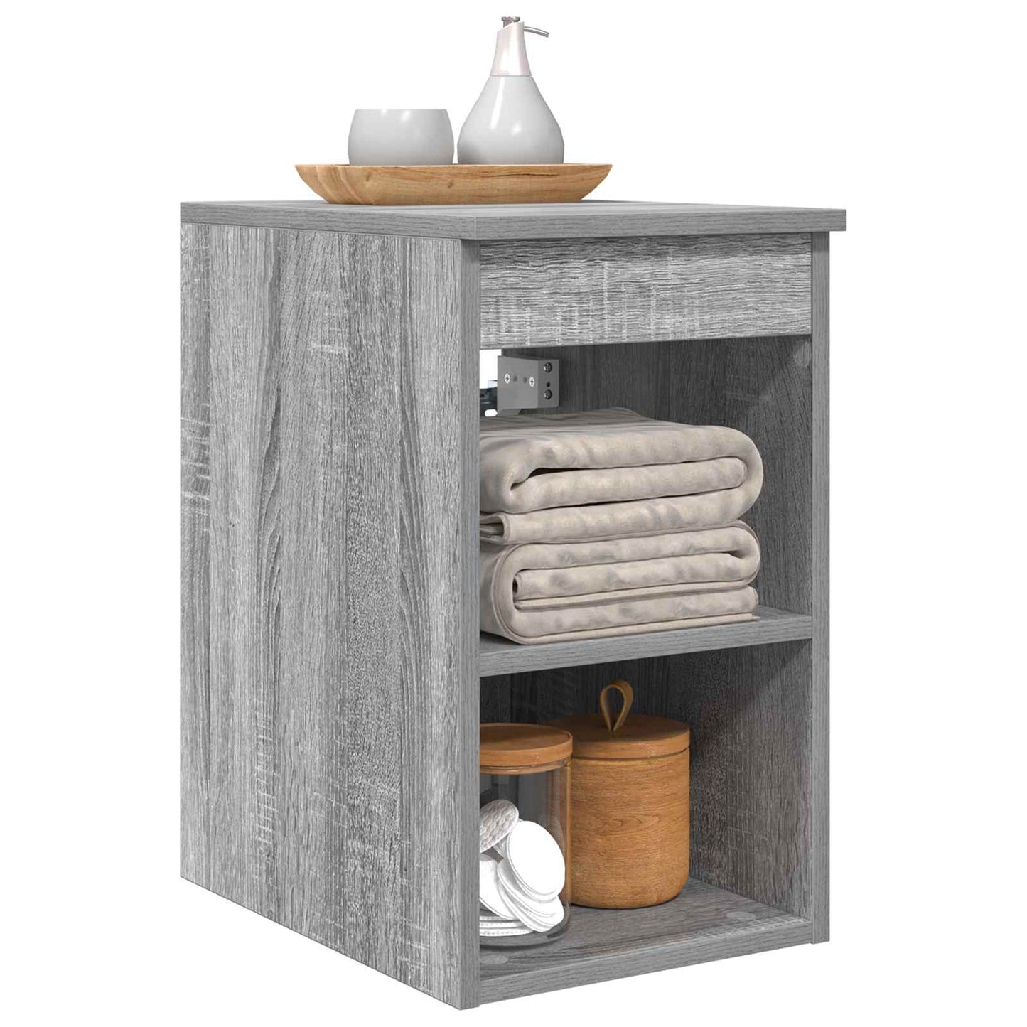 Bathroom Cabinet In-between Grey Sonoma 30 x 41 x 50 cm