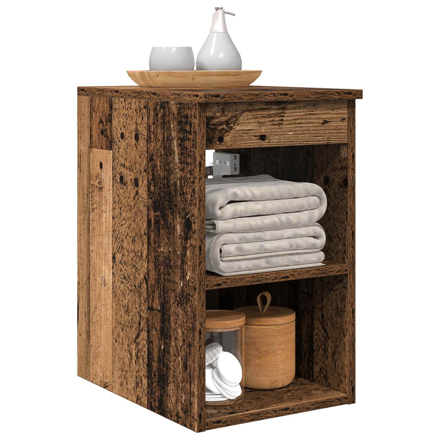 Bathroom Cabinet In-between Old Wood 30 x 41 x 50 cm