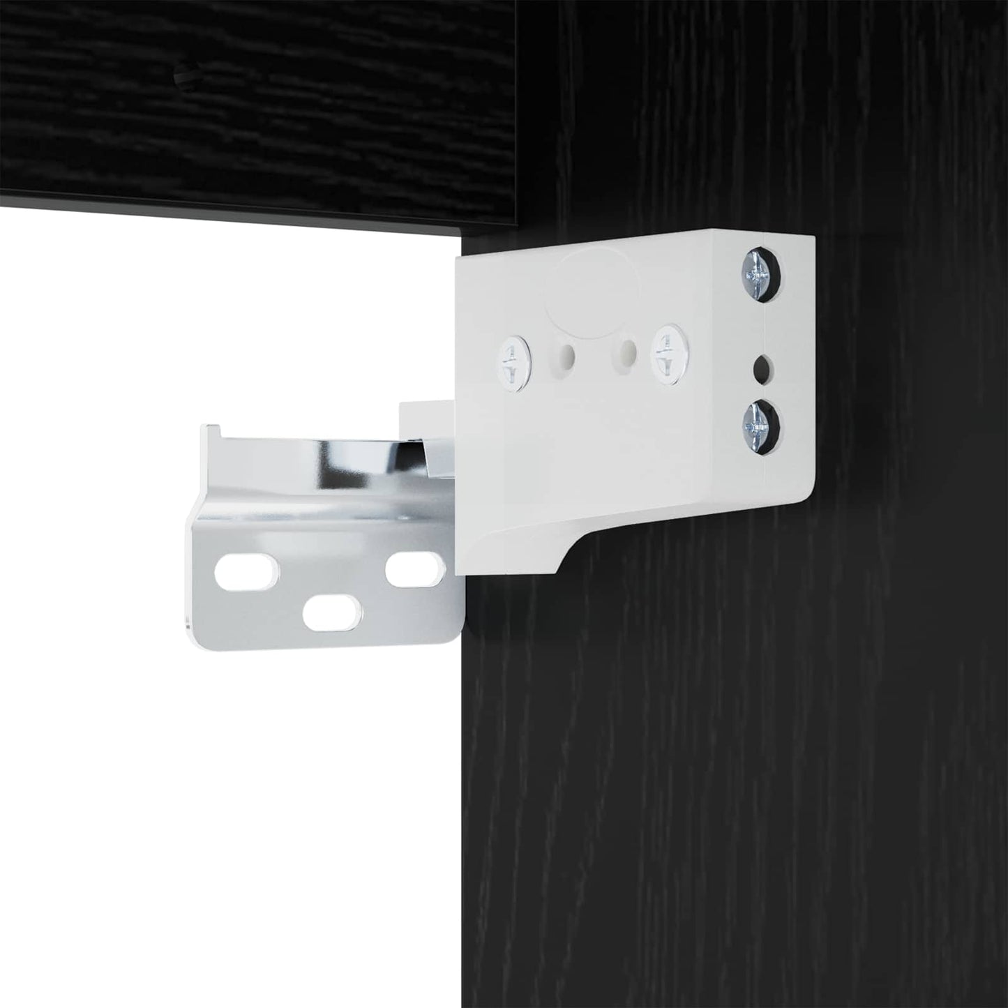 Bathroom Cabinet In-between Black Oak 30 x 35 x 50 cm