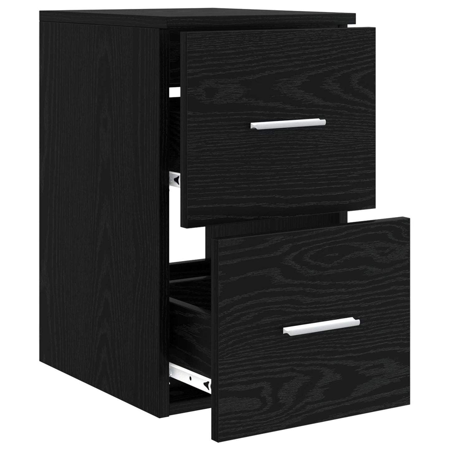 Bathroom Cabinet In-between Black Oak 30 x 41 x 50 cm