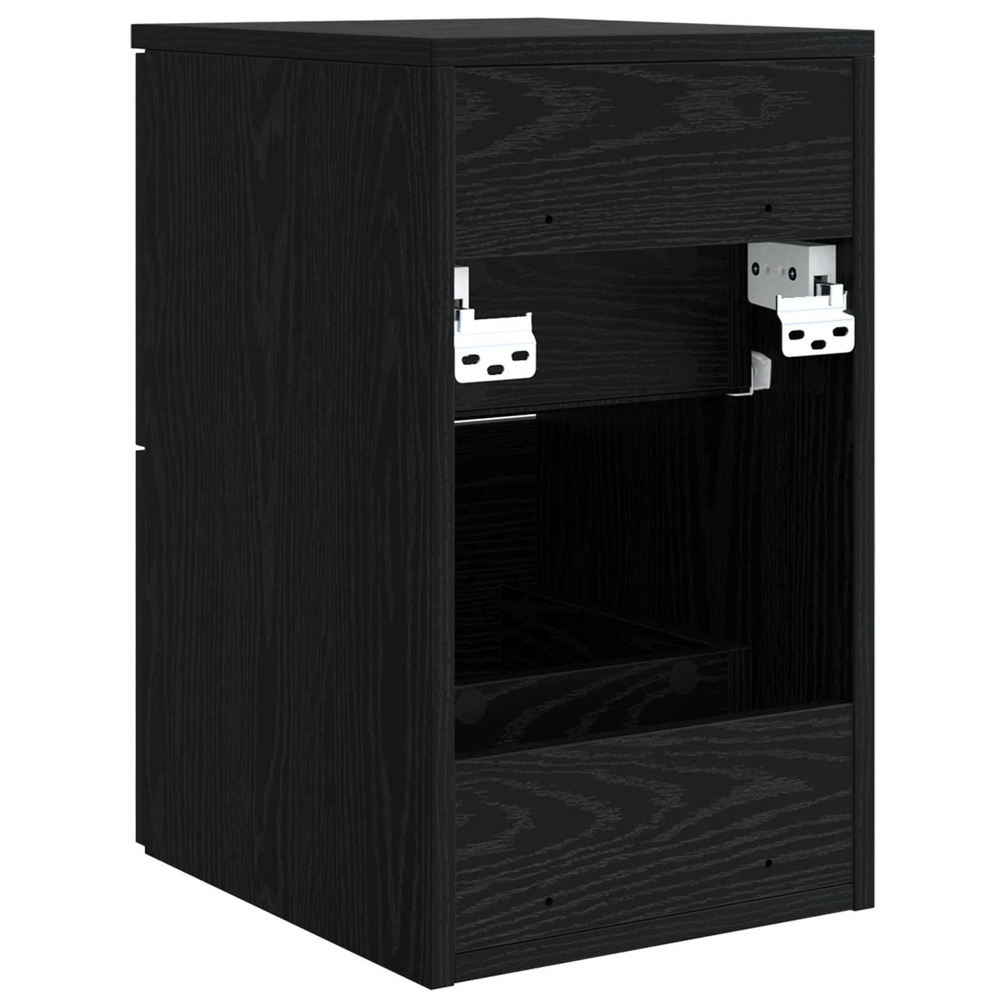 Bathroom Cabinet In-between Black Oak 30 x 44.5 x 50 cm