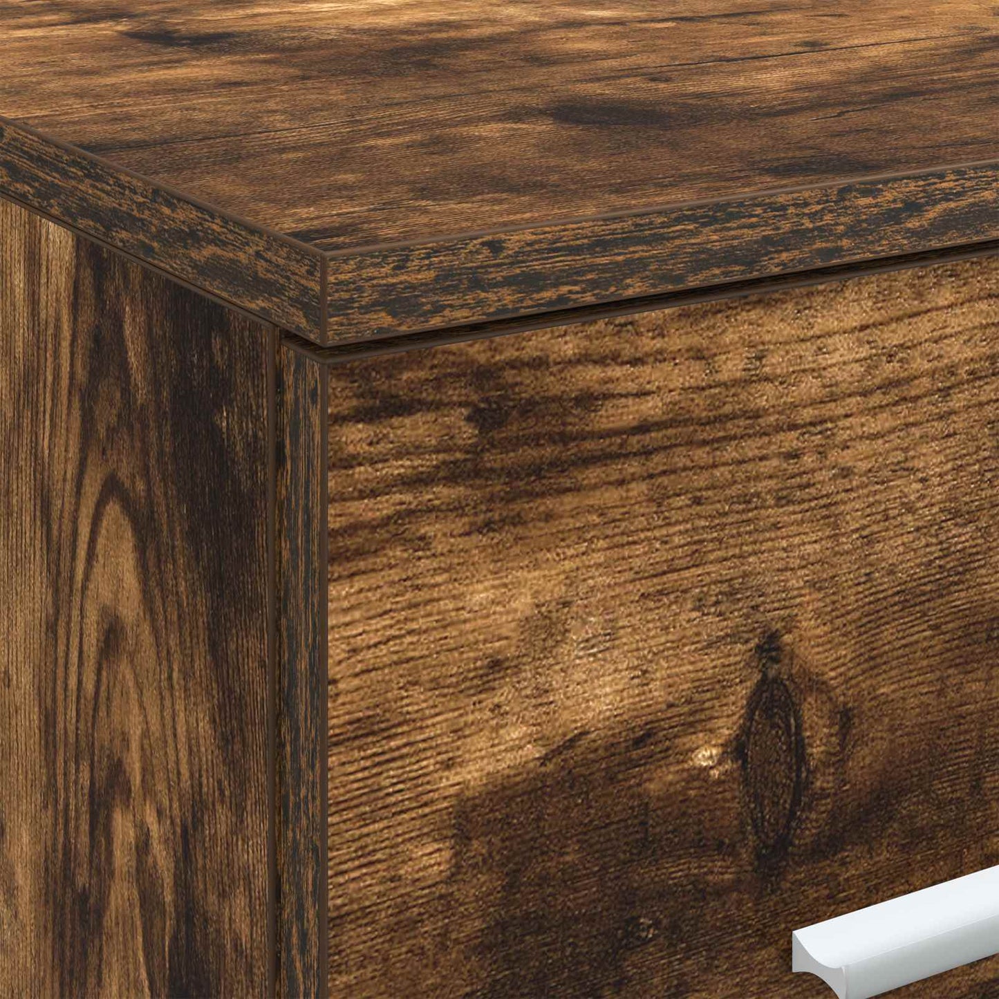 Bathroom Cabinet In-between Smoked Oak 30 x 44.5 x 50 cm