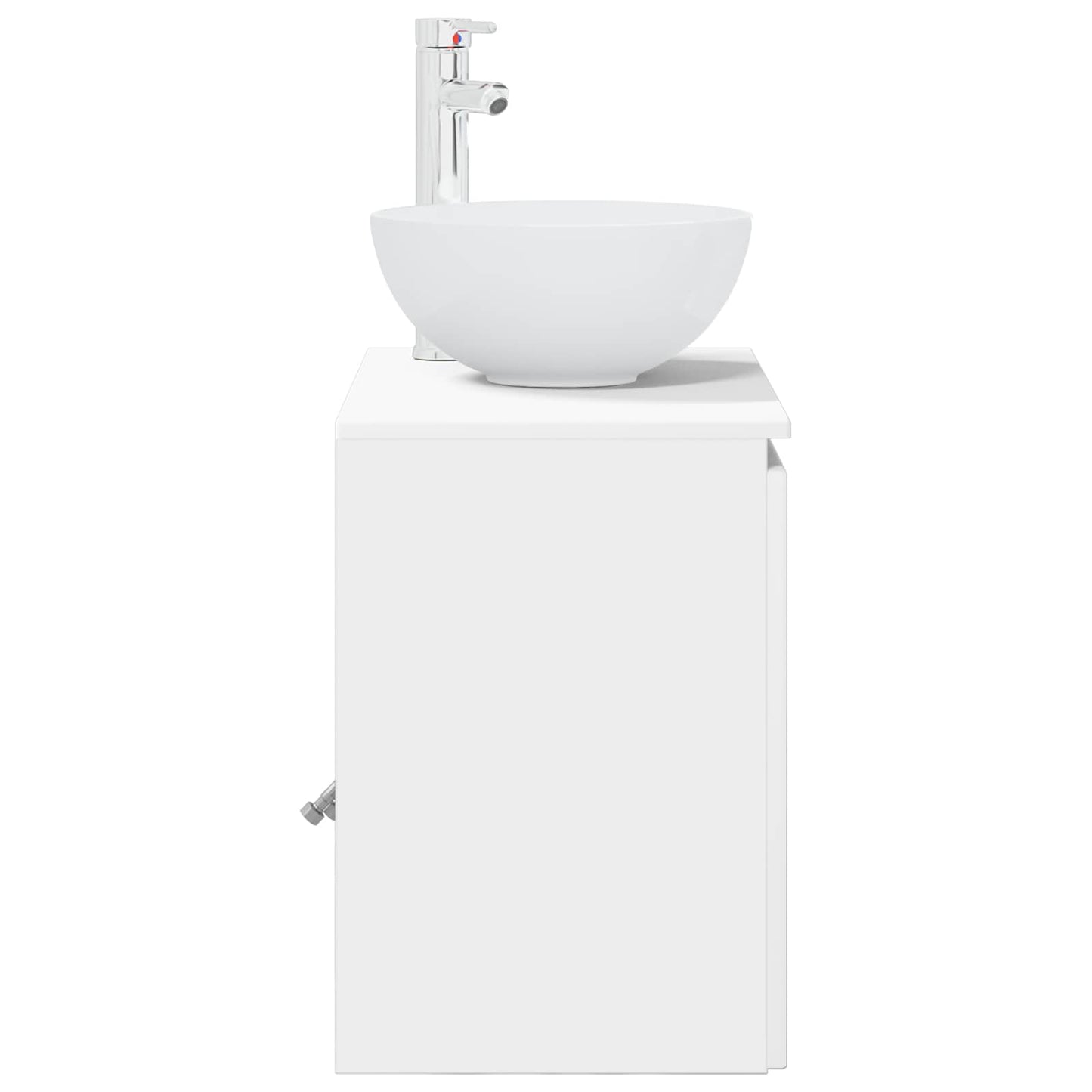 Wall-Mounted Sink Vanity White 49.5 x 41 x 64.5 cm