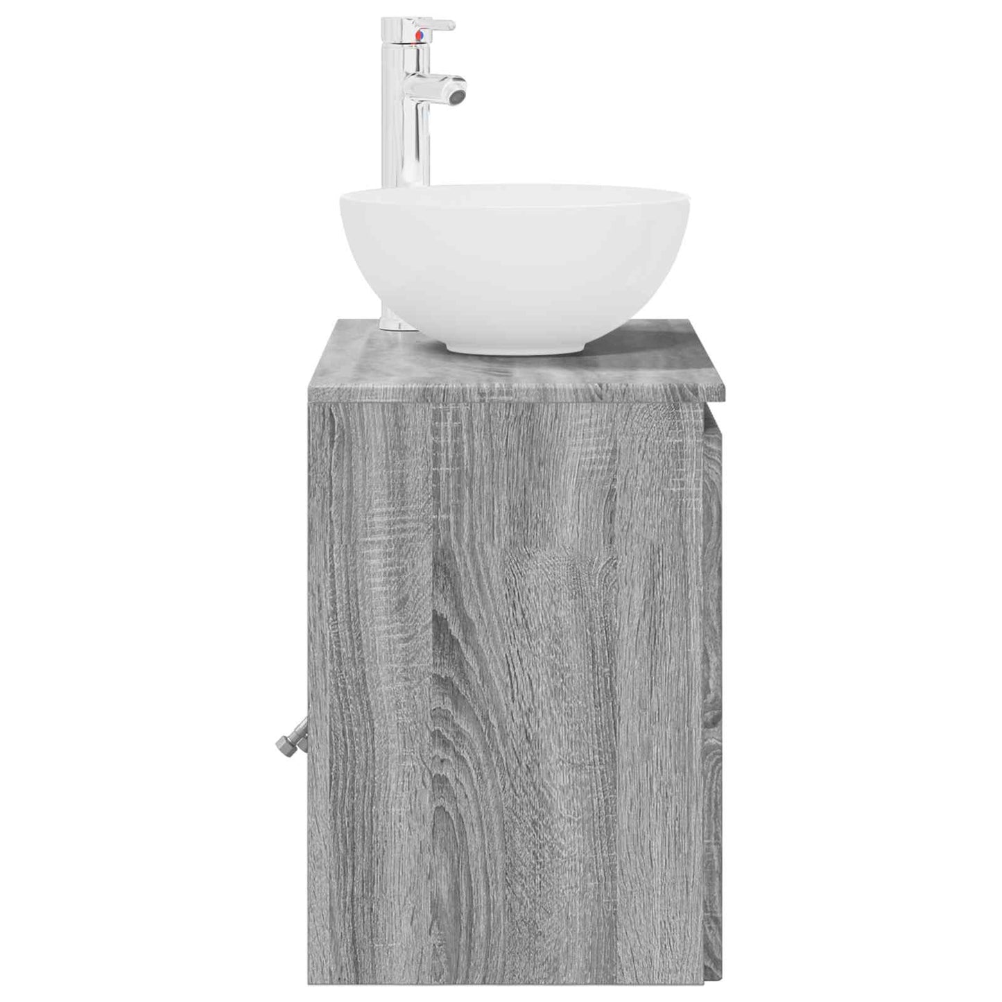 Wall-Mounted Sink Vanity Grey Sonoma 49.5 x 41 x 64.5 cm