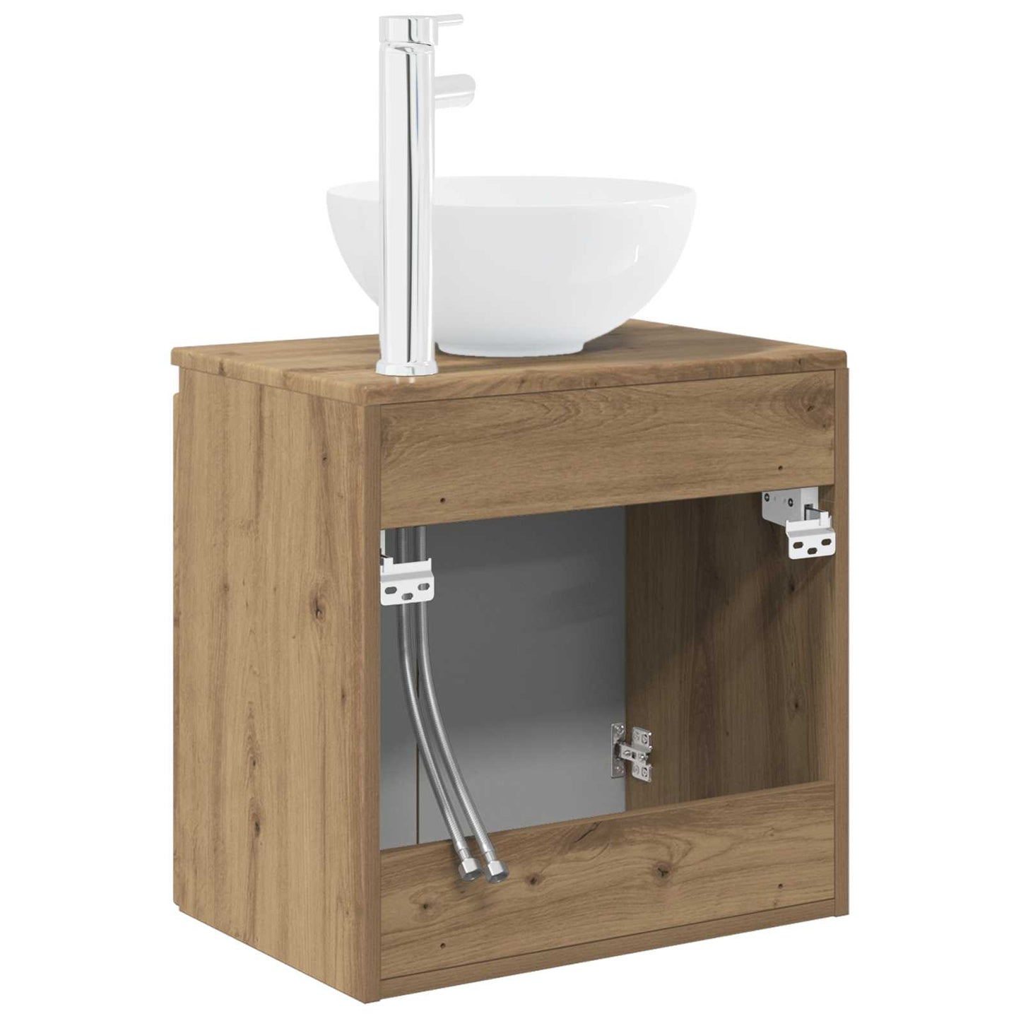 Wall-Mounted Sink Vanity Artisan Oak 49.5 x 41 x 64.5 cm